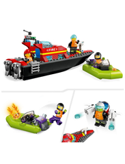 LEGO - Fire Rescue Boat Toy, Floats on Water Set - lägsta priserna - multicolor - 5