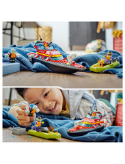 LEGO - Fire Rescue Boat Toy, Floats on Water Set - lägsta priserna - multicolor - 7