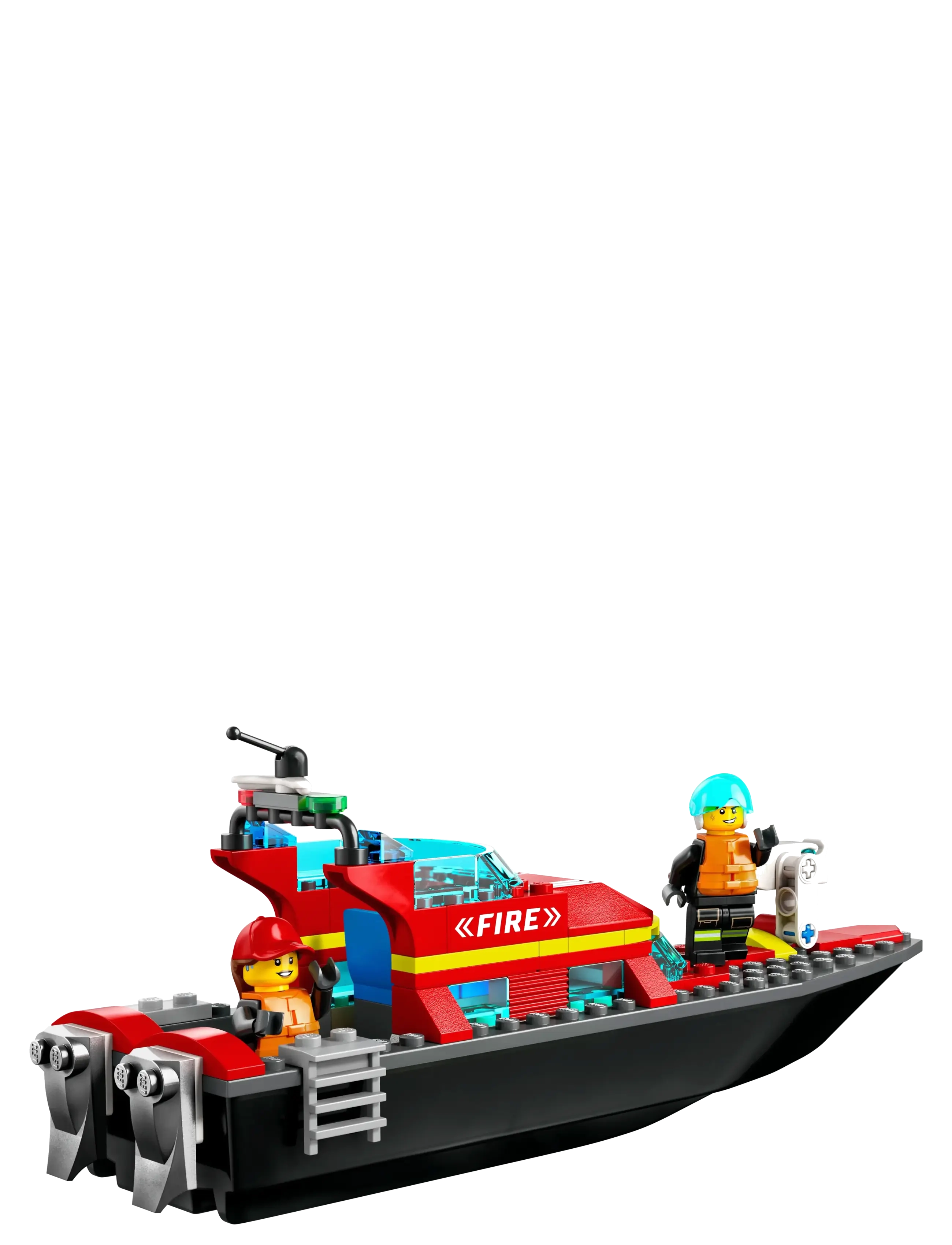 LEGO - Brandräddningsbåt 60373 - multicolor - 2