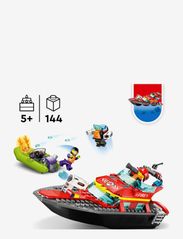 LEGO - Fire Rescue Boat Toy, Floats on Water Set - lägsta priserna - multicolor - 3
