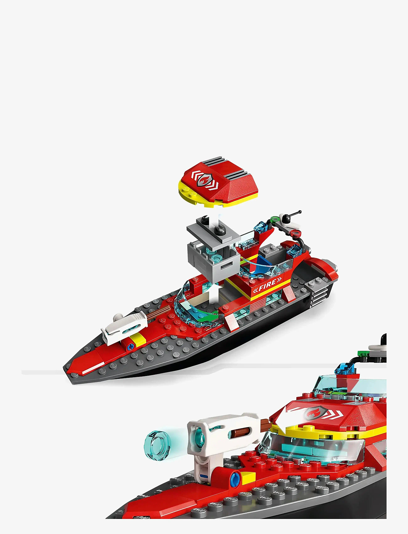 LEGO - City Fire Rescue Boat 60373 Building Toy Set - multicolor - 3