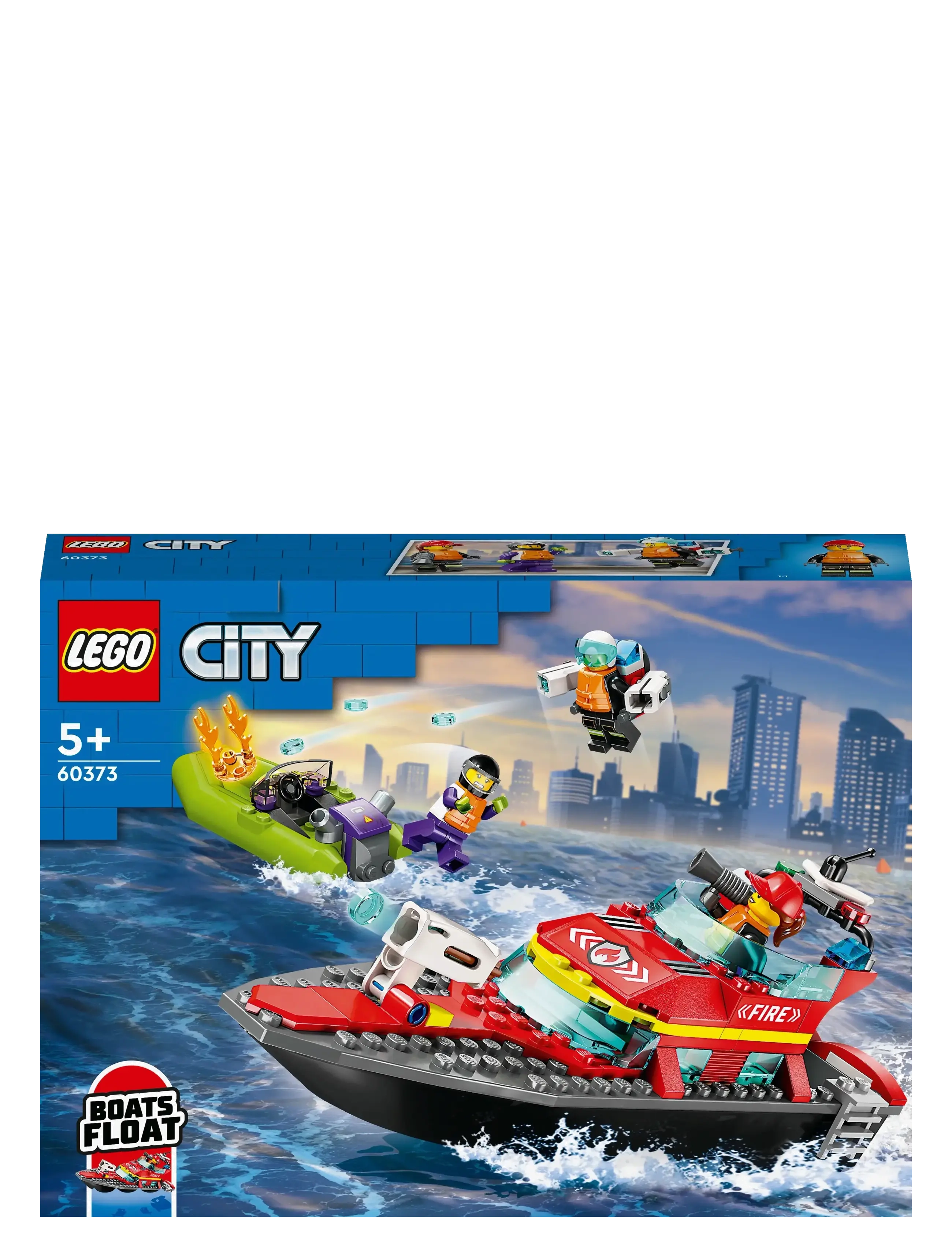 LEGO - Brandräddningsbåt 60373 - multicolor - 4