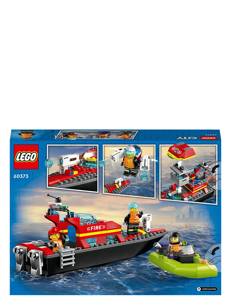 LEGO - City Fire Rescue Boat 60373 Building Toy Set - multicolor - 5