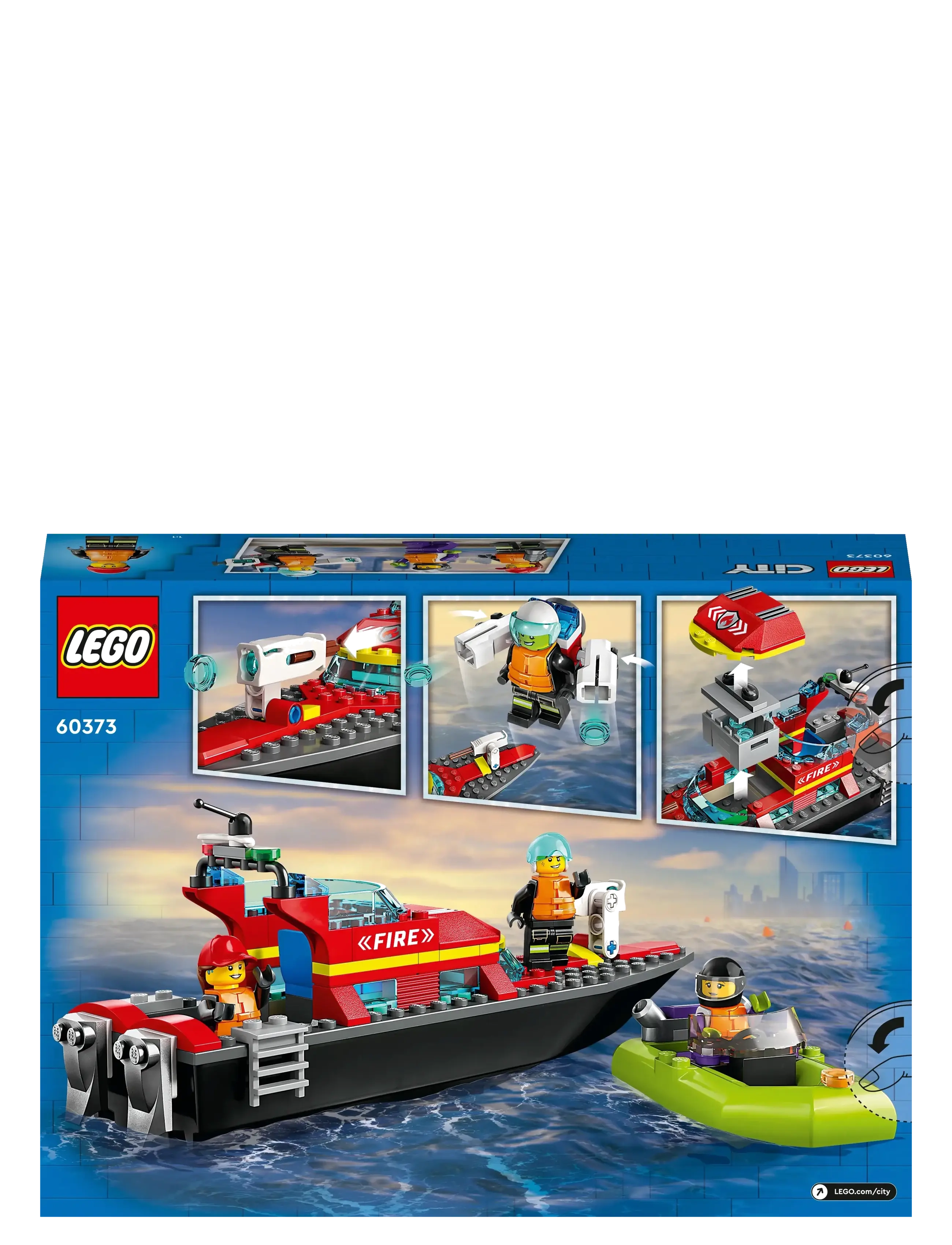 LEGO - City Fire Rescue Boat 60373 Building Toy Set - multicolor - 5