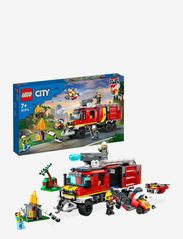 Fire Command Unit Set with Fire Engine Toy - MULTICOLOR