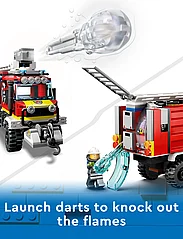 LEGO - Fire Command Unit Set with Fire Engine Toy - syntymäpäivälahjat - multicolor - 5