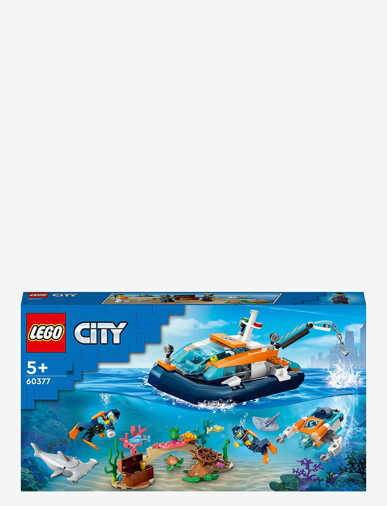 LEGO - Explorer Diving Boat Set with Submarine Toy - laveste priser - multicolor - 1