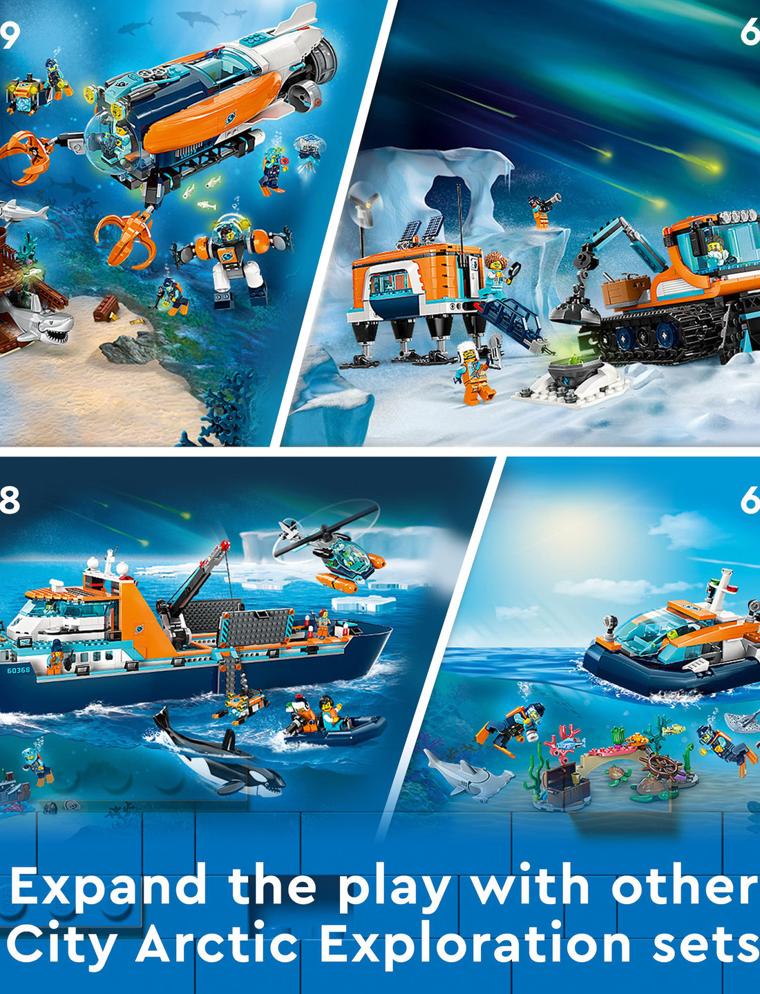 LEGO City Deep sea Explorer Submarine 60379 Building Toy Set LEGO City Boozt