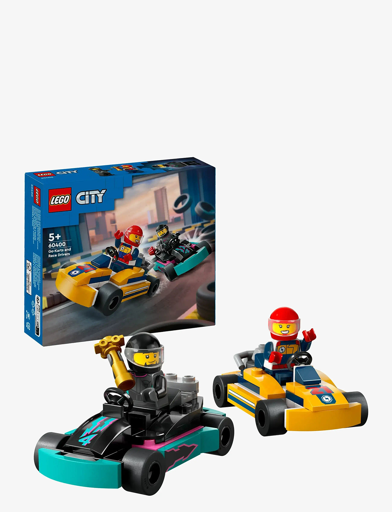 LEGO - City Go-Karts and Race Drivers Toy Set 60400 - multi - 0