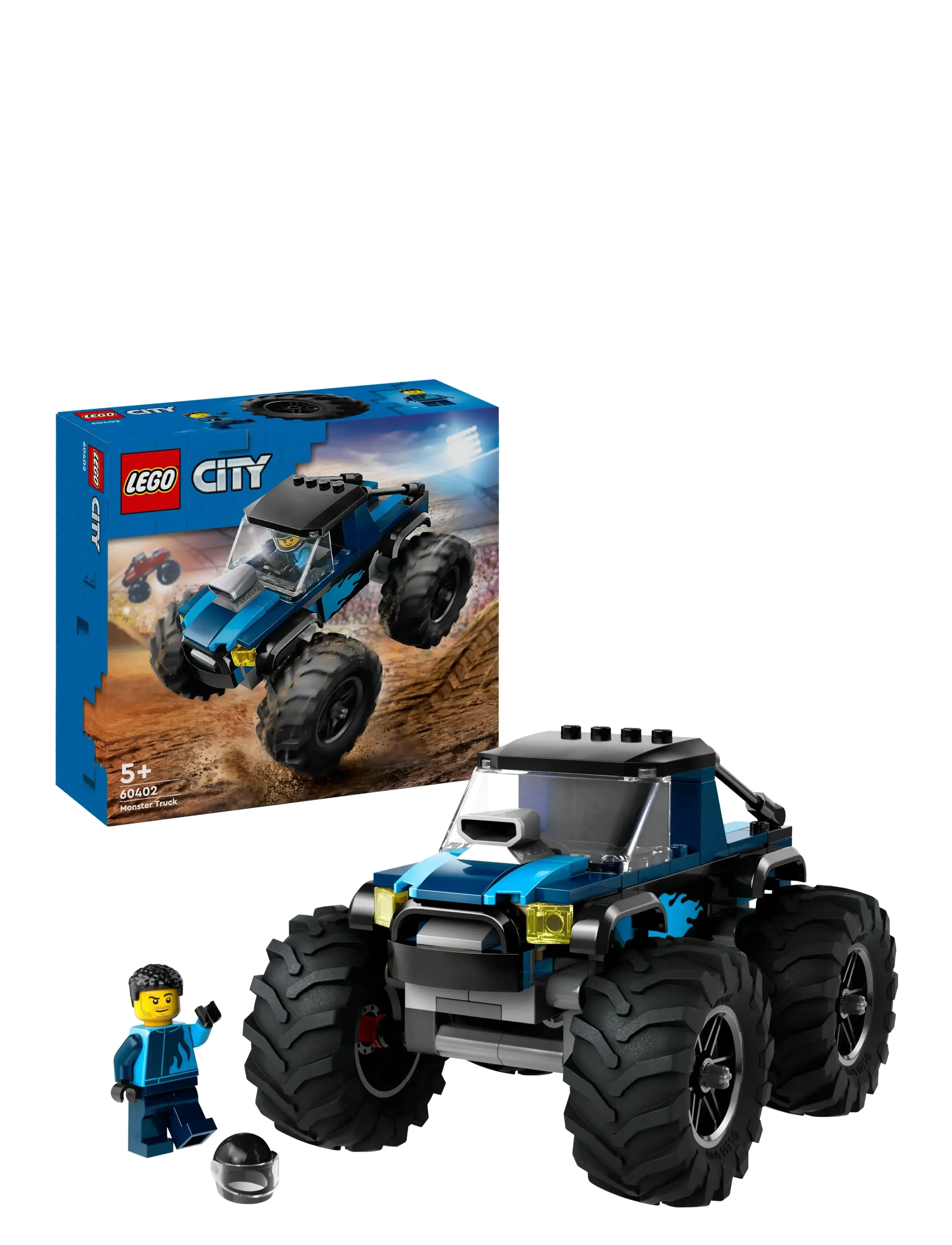 LEGO Blå Monstertruck 60402, One Size, Multi/patterned, Lego Legetøj > Lego city, Børn