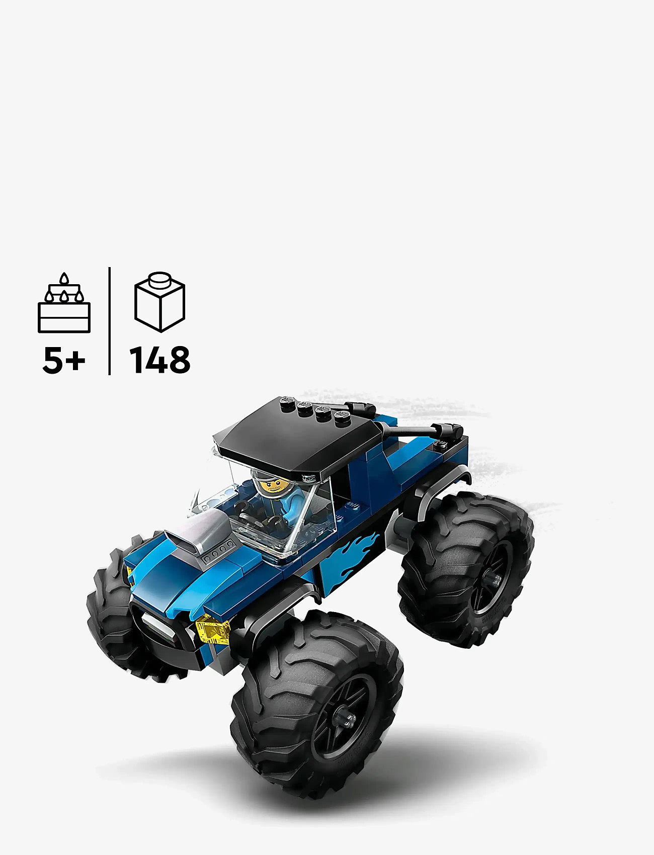 LEGO - City Blue Monster Truck Off-Road Toy 60402 - lego city - multi - 1