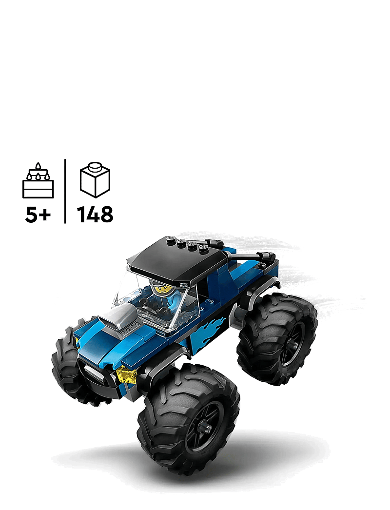 LEGO - City Blue Monster Truck Off-Road Toy 60402 - lego city - multi - 1