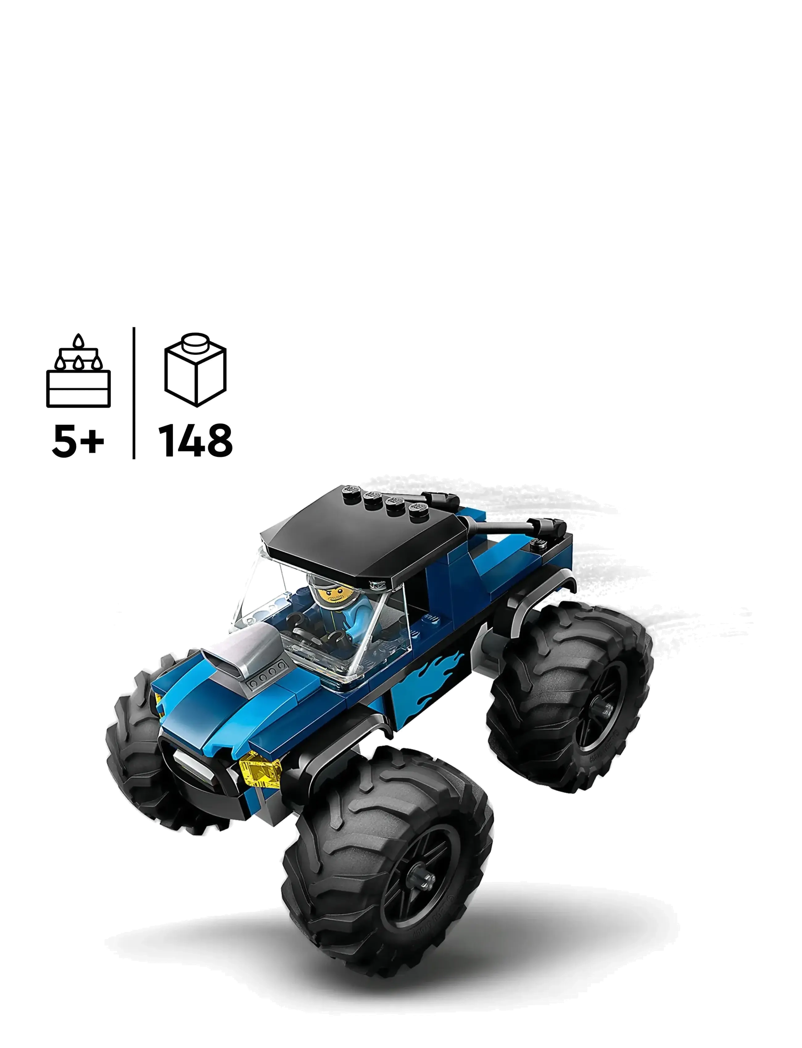 LEGO - City Blue Monster Truck Off-Road Toy 60402 - lego city - multi - 1