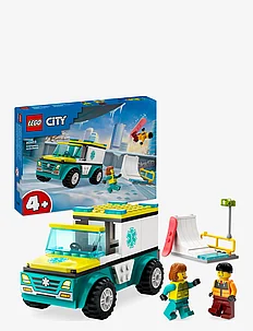 Ambulance og snowboarder, LEGO