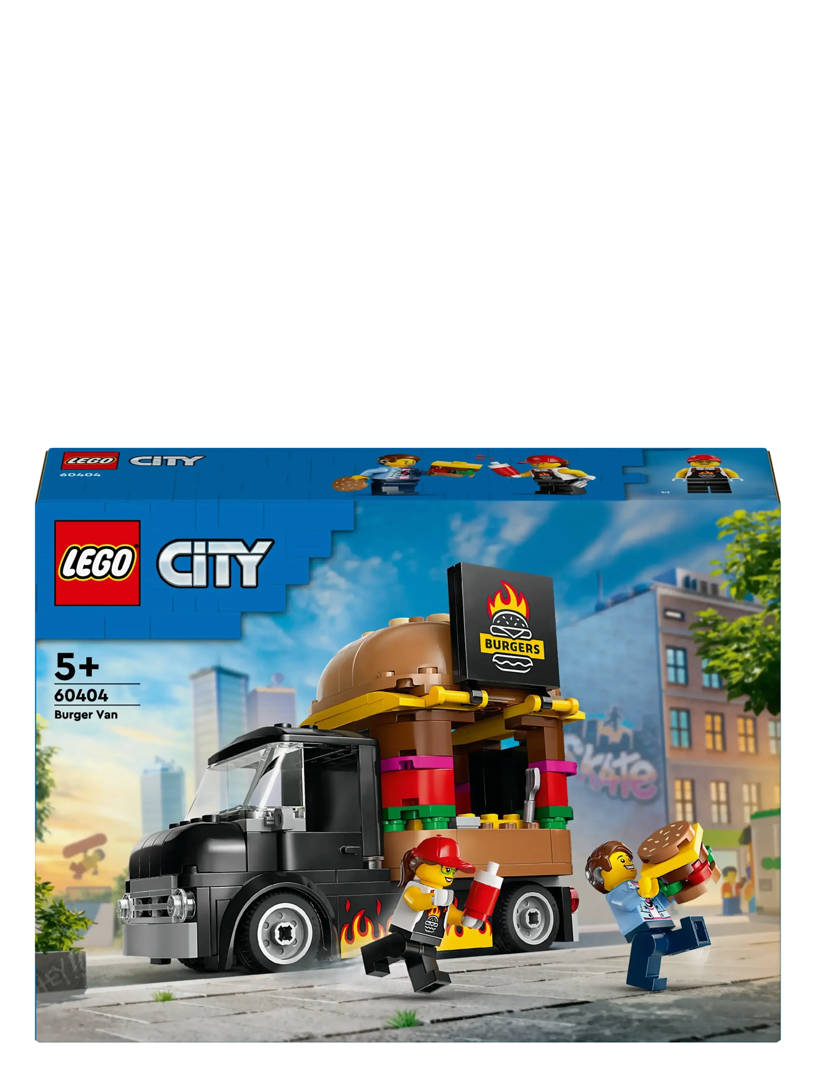 LEGO - City Burger Van Toy Building Set 60404 - lego city - multi - 4