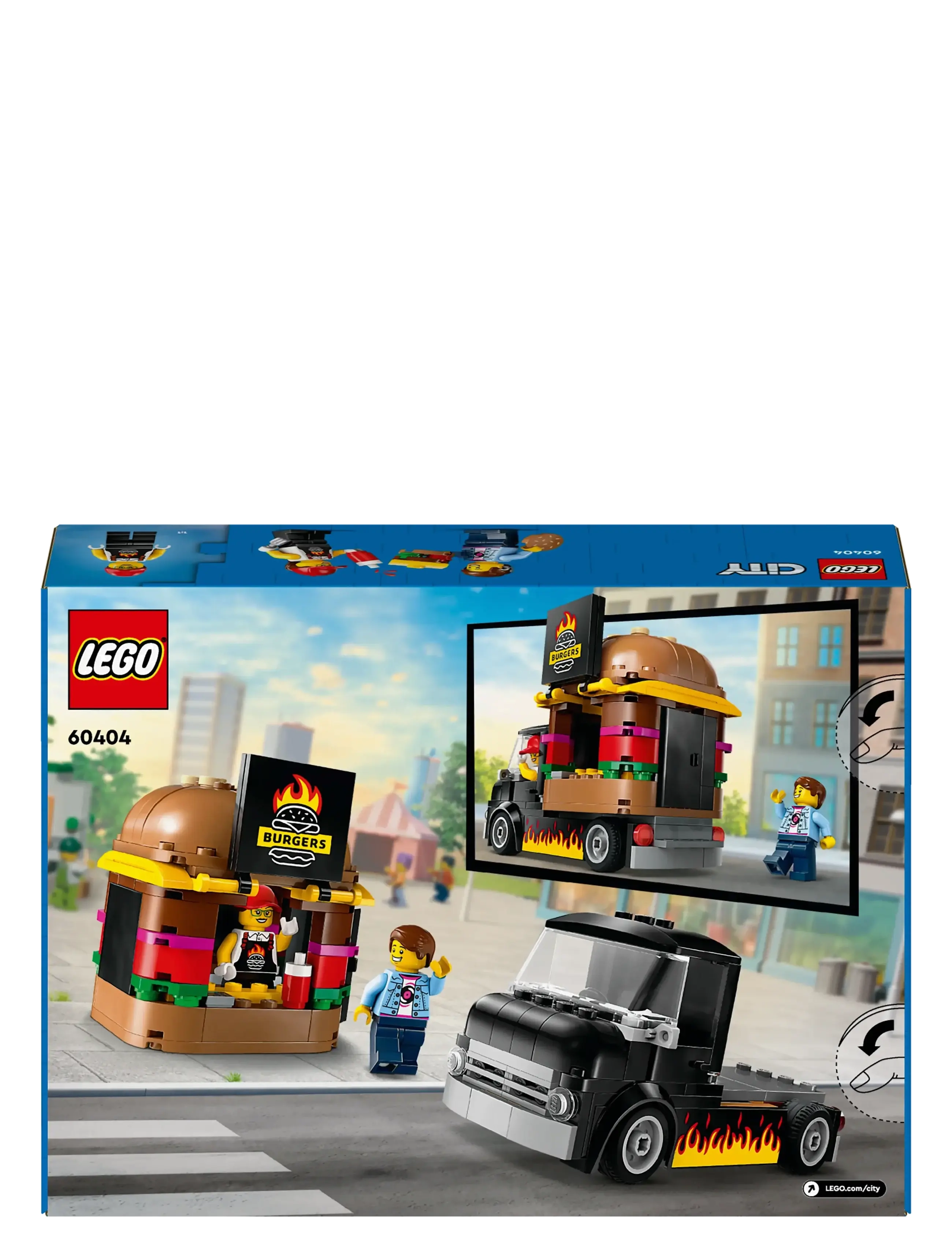 LEGO - City Burger Van Toy Building Set 60404 - lego city - multi - 5