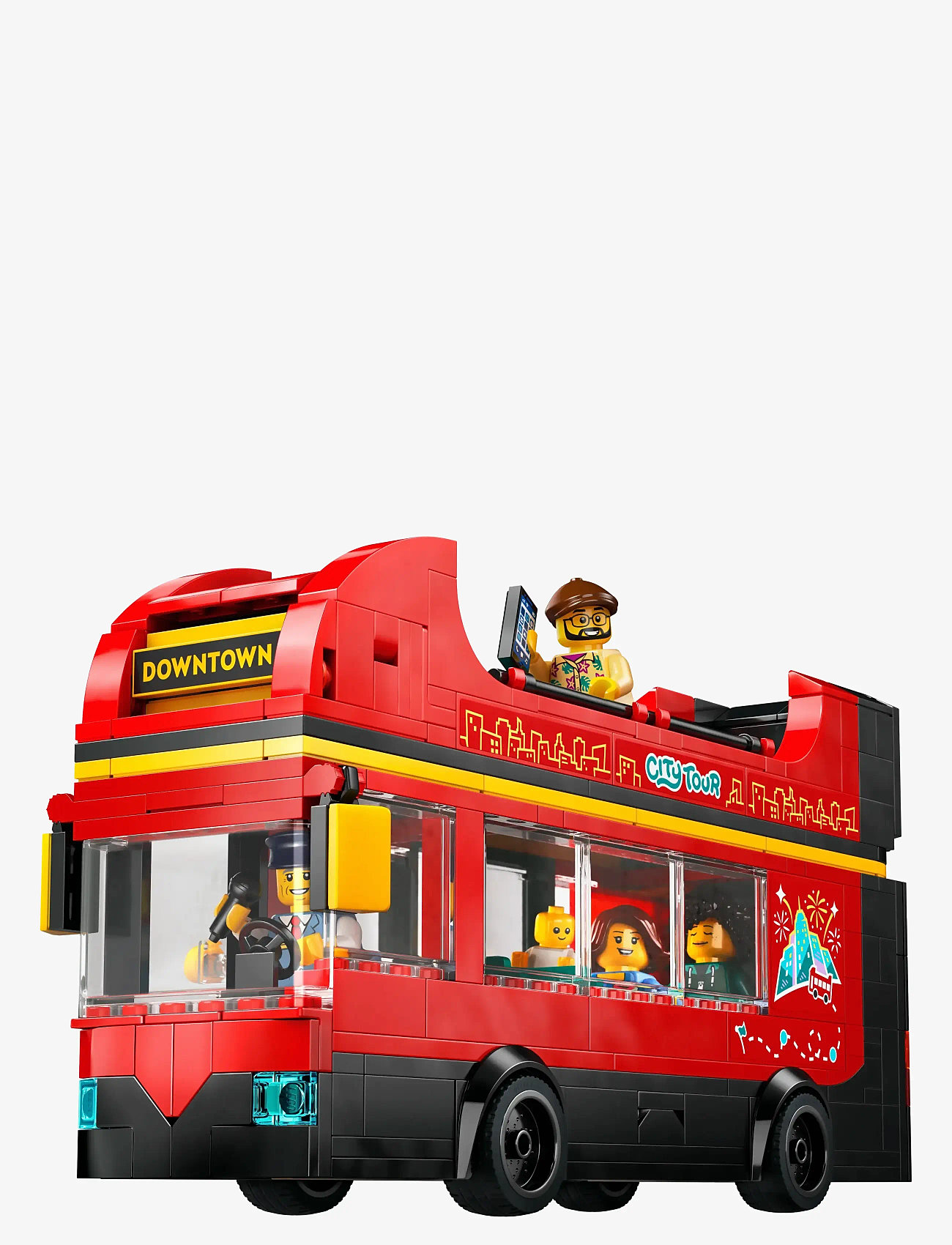 LEGO - City Red Double-Decker Sightseeing Bus Toy 60407 - lego city - multi - 2