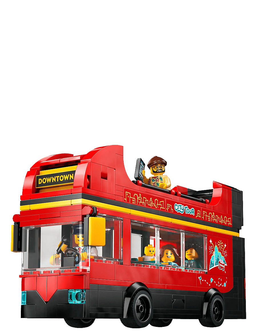 LEGO - City Red Double-Decker Sightseeing Bus Toy 60407 - lego city - multi - 2