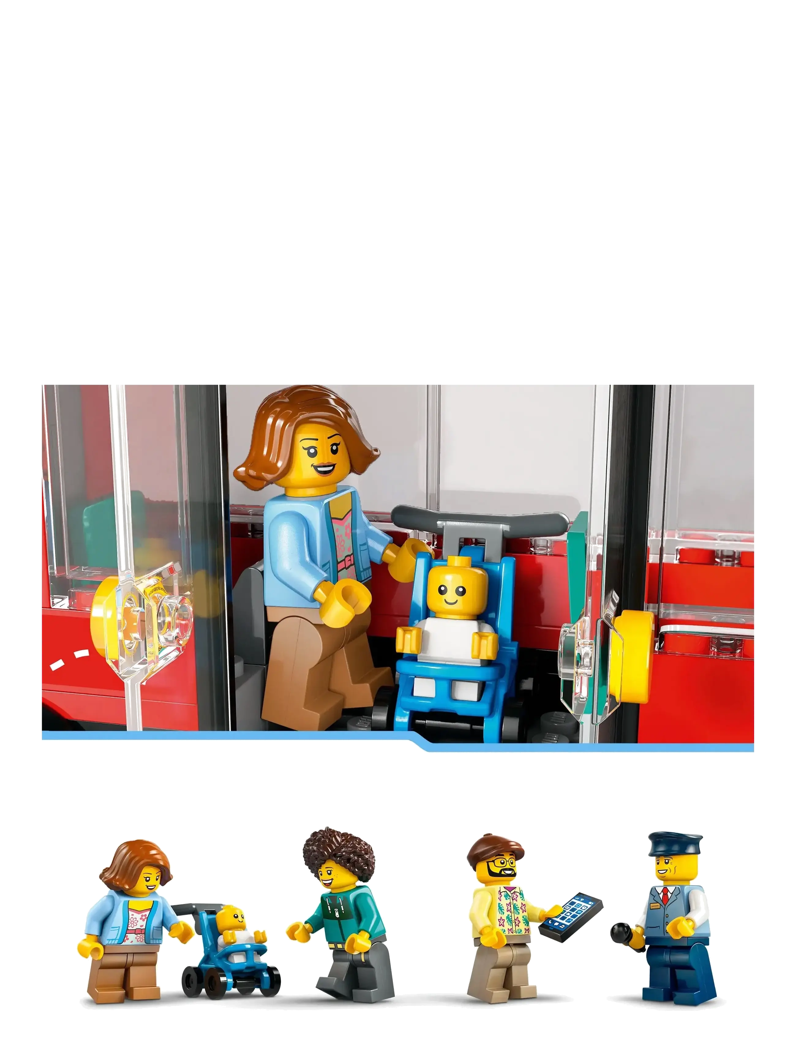 LEGO - Rød dobbeltdekker-turistbuss 60407 - lego® city - multi - 4