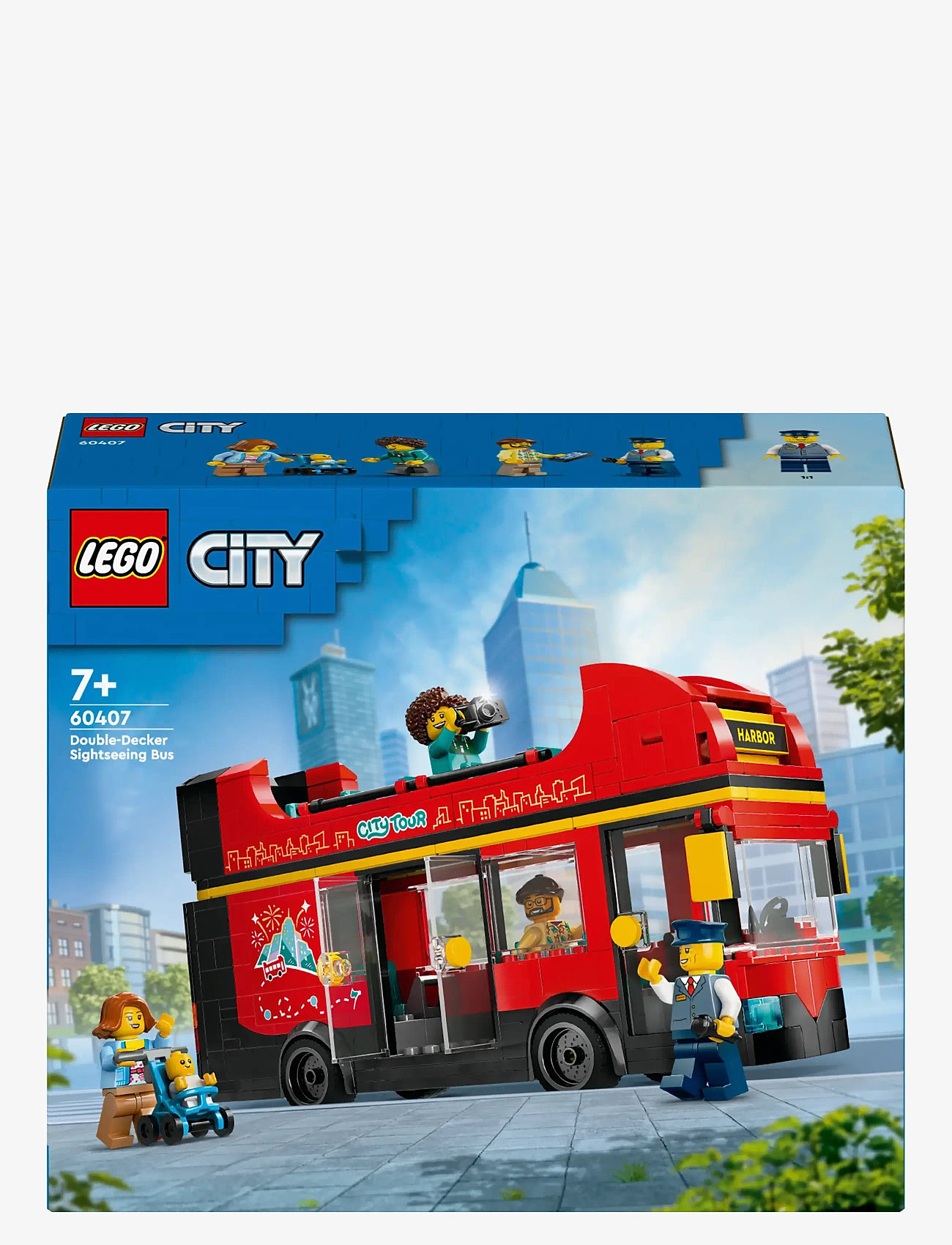 LEGO - City Red Double-Decker Sightseeing Bus Toy 60407 - lego city - multi - 5