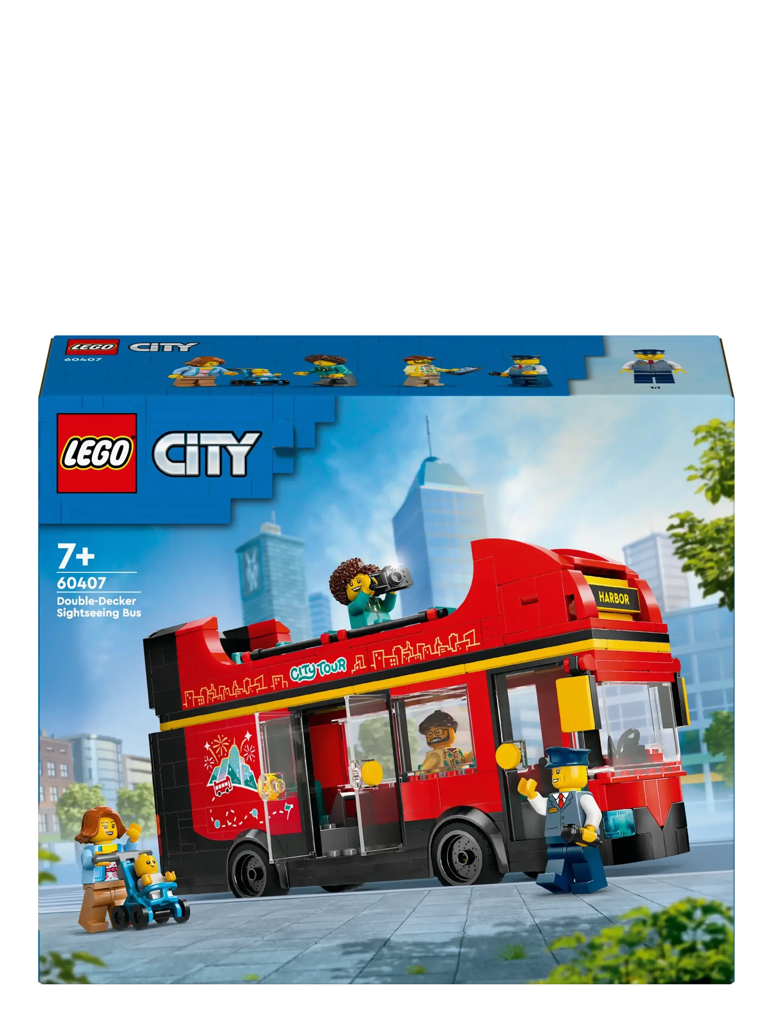 LEGO - Rød dobbeltdekker-turistbuss 60407 - lego® city - multi - 5