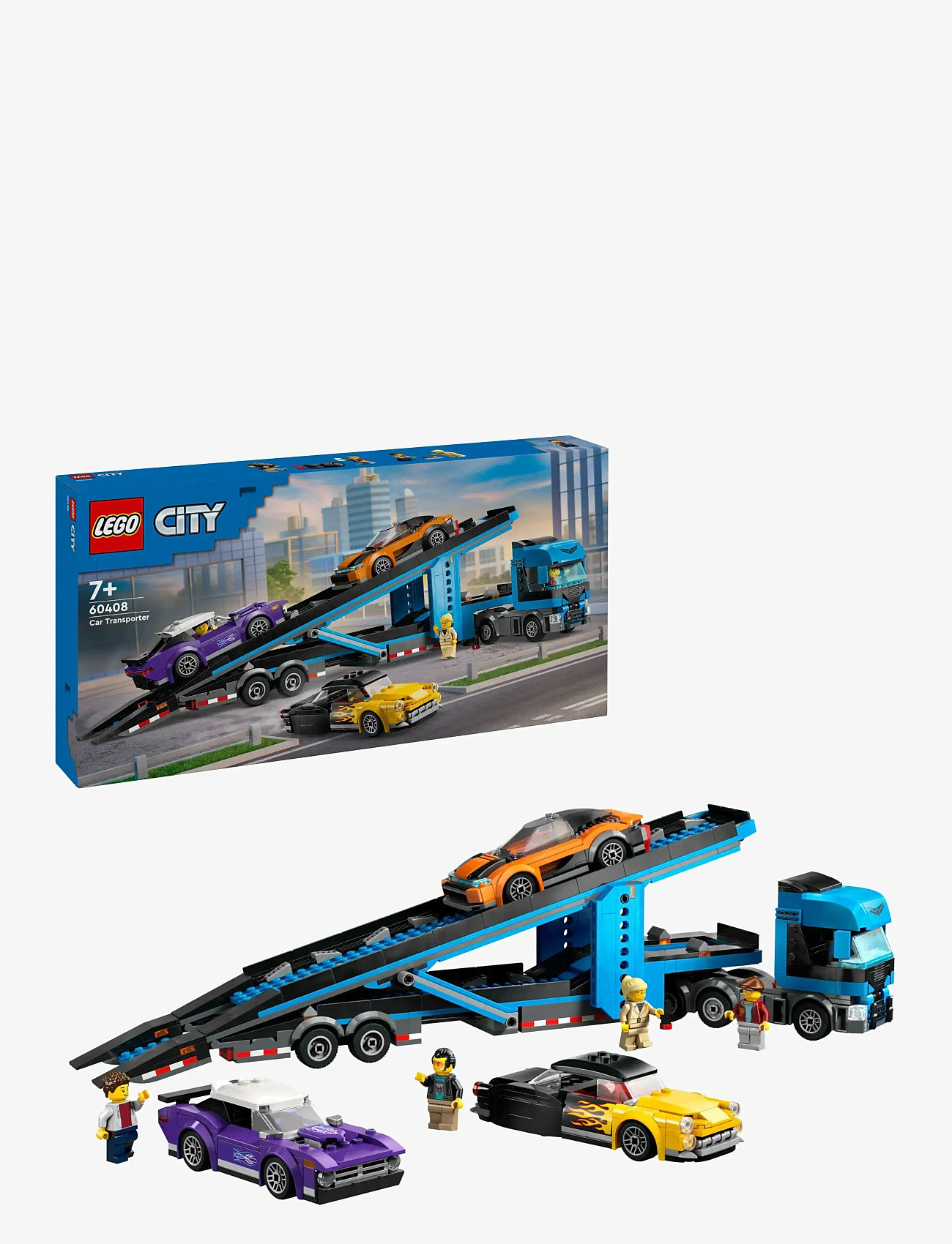 LEGO - Biltransport med sportsvogne 60408 - multi - 0