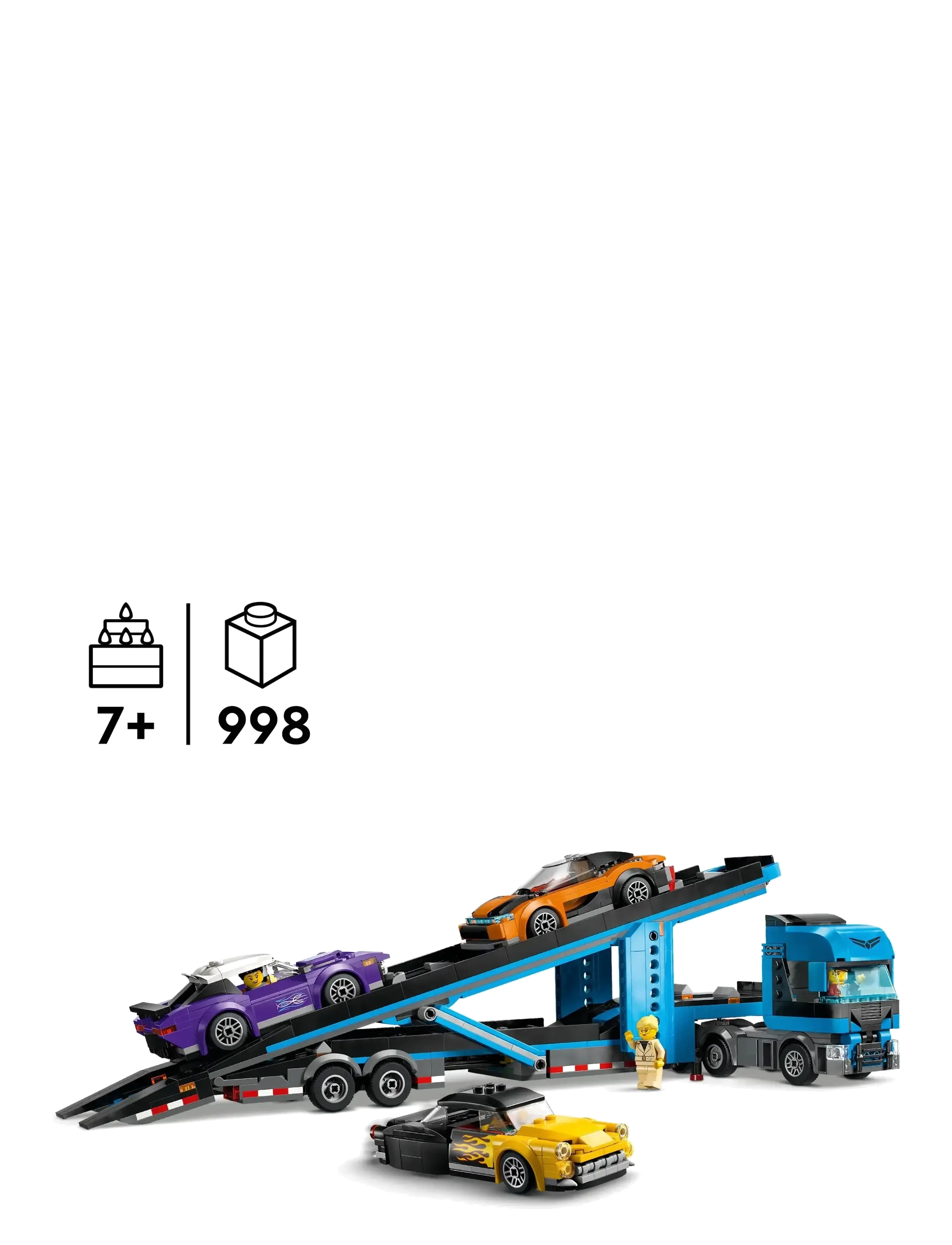 LEGO - City Car Transporter Truck with Sports Cars 60408 - multi - 1
