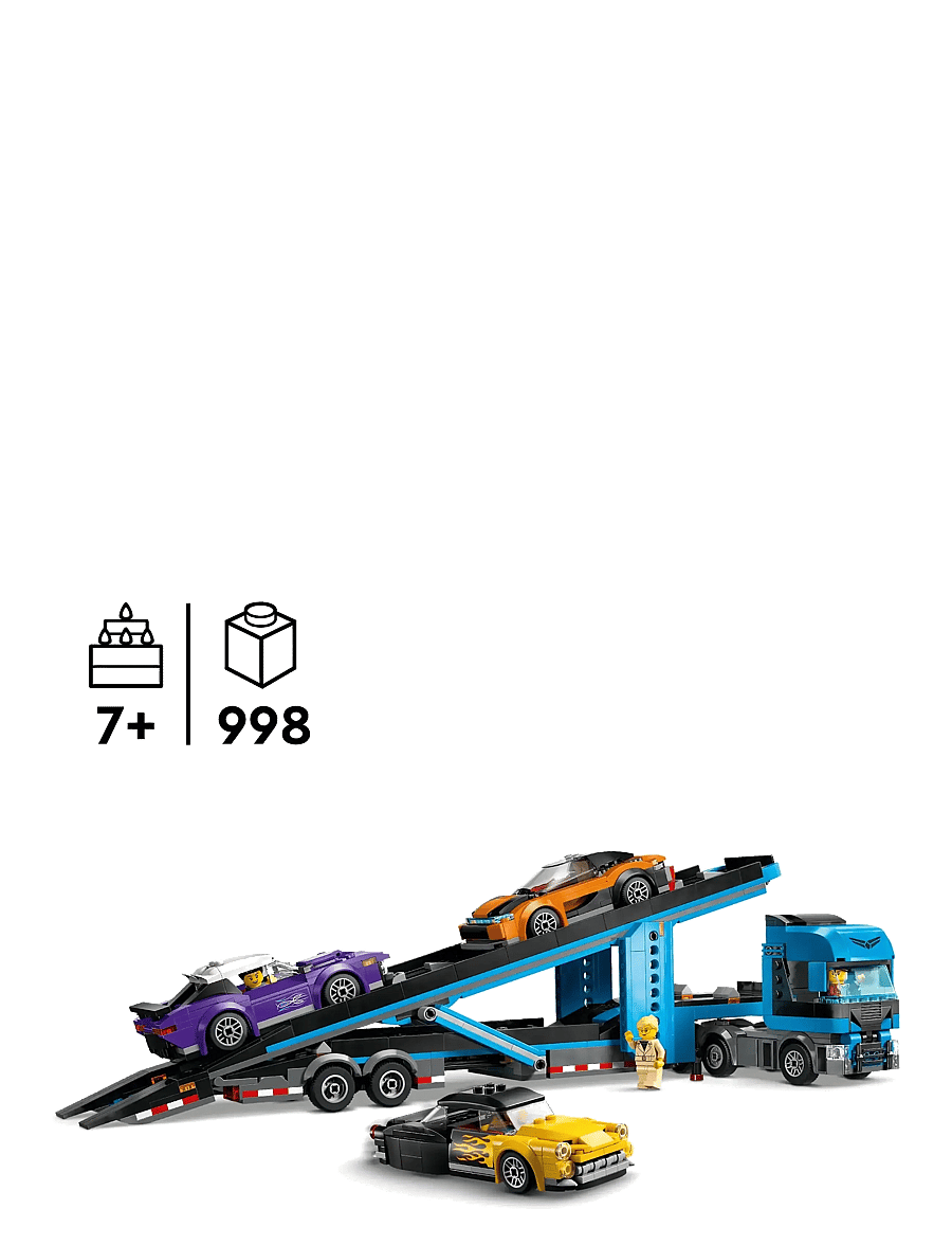 LEGO - City Car Transporter Truck with Sports Cars 60408 - multi - 1