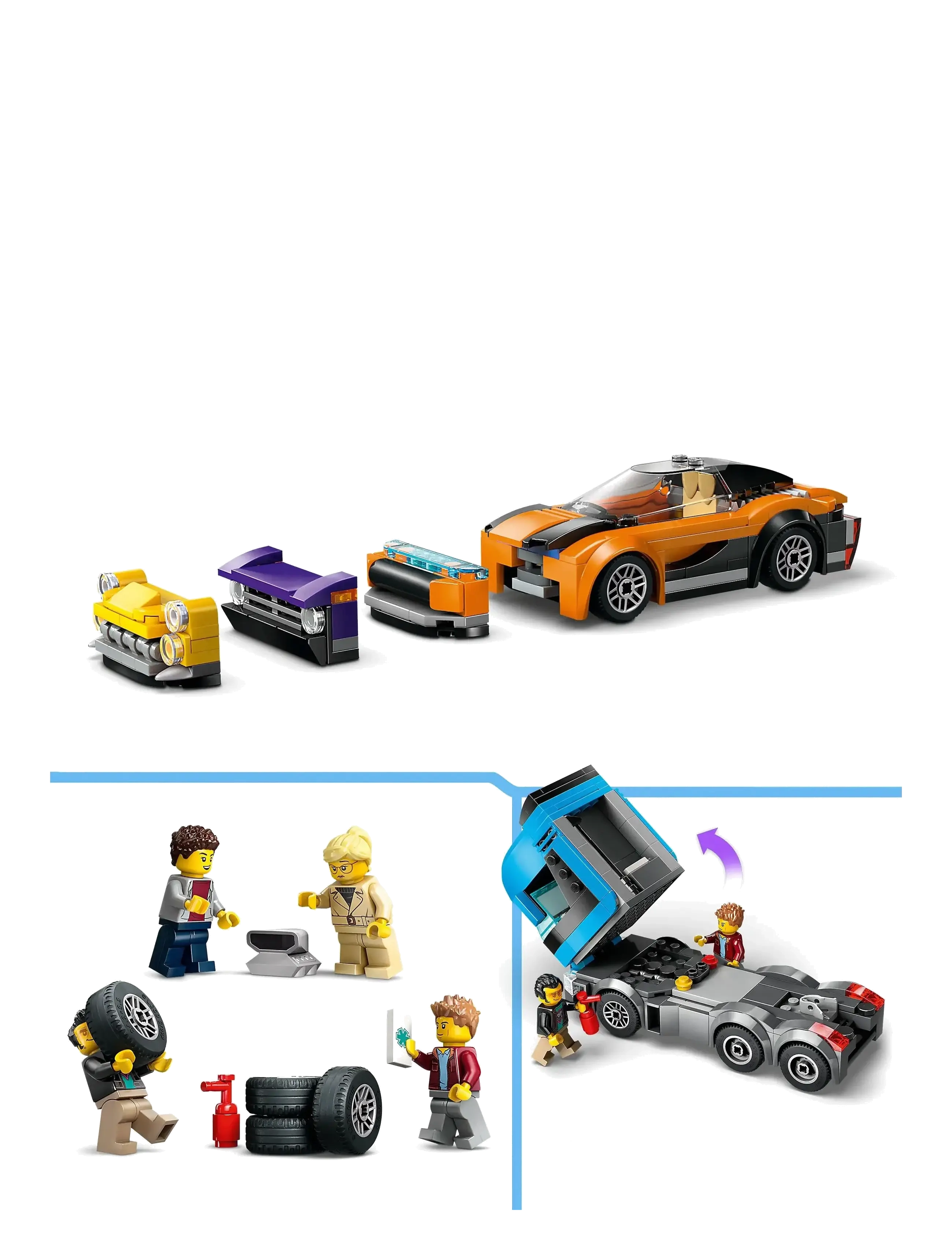 LEGO - City Car Transporter Truck with Sports Cars 60408 - multi - 4