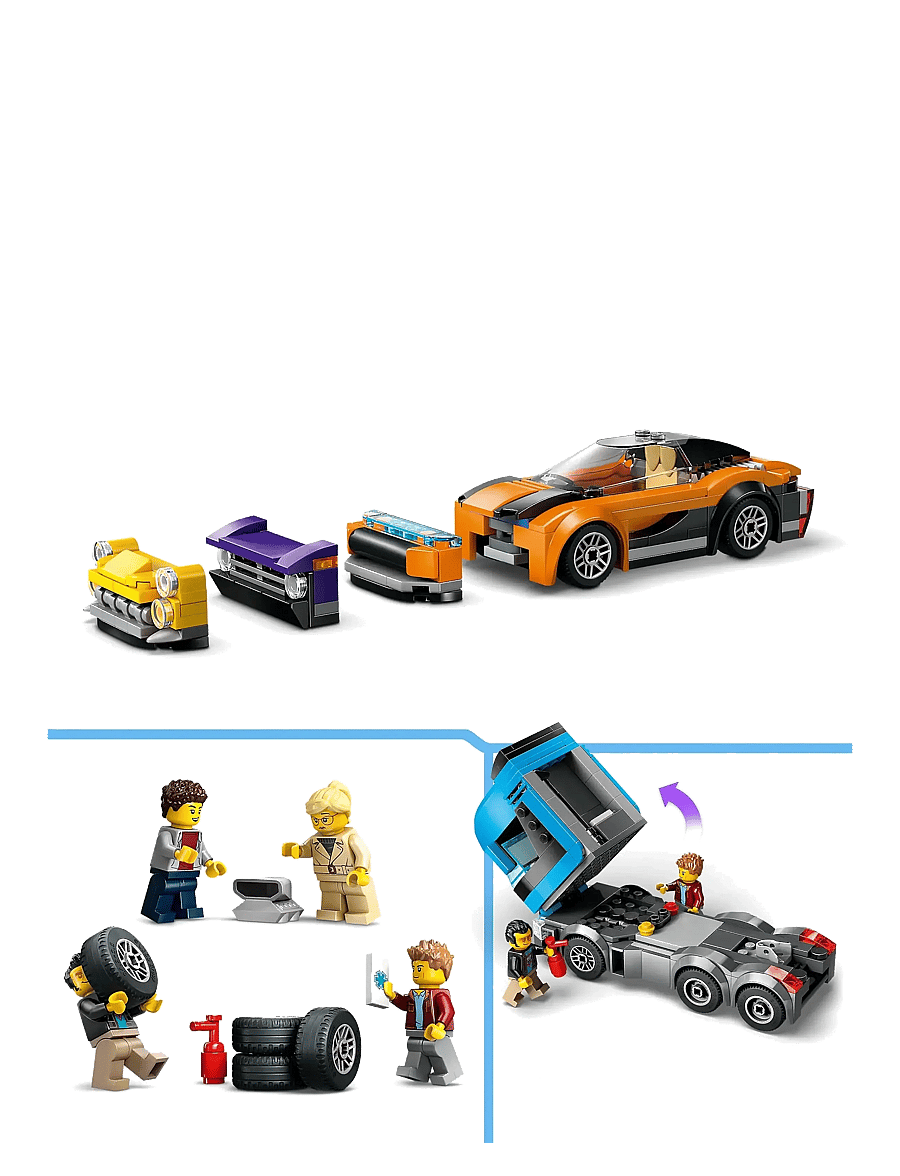 LEGO - City Car Transporter Truck with Sports Cars 60408 - multi - 4
