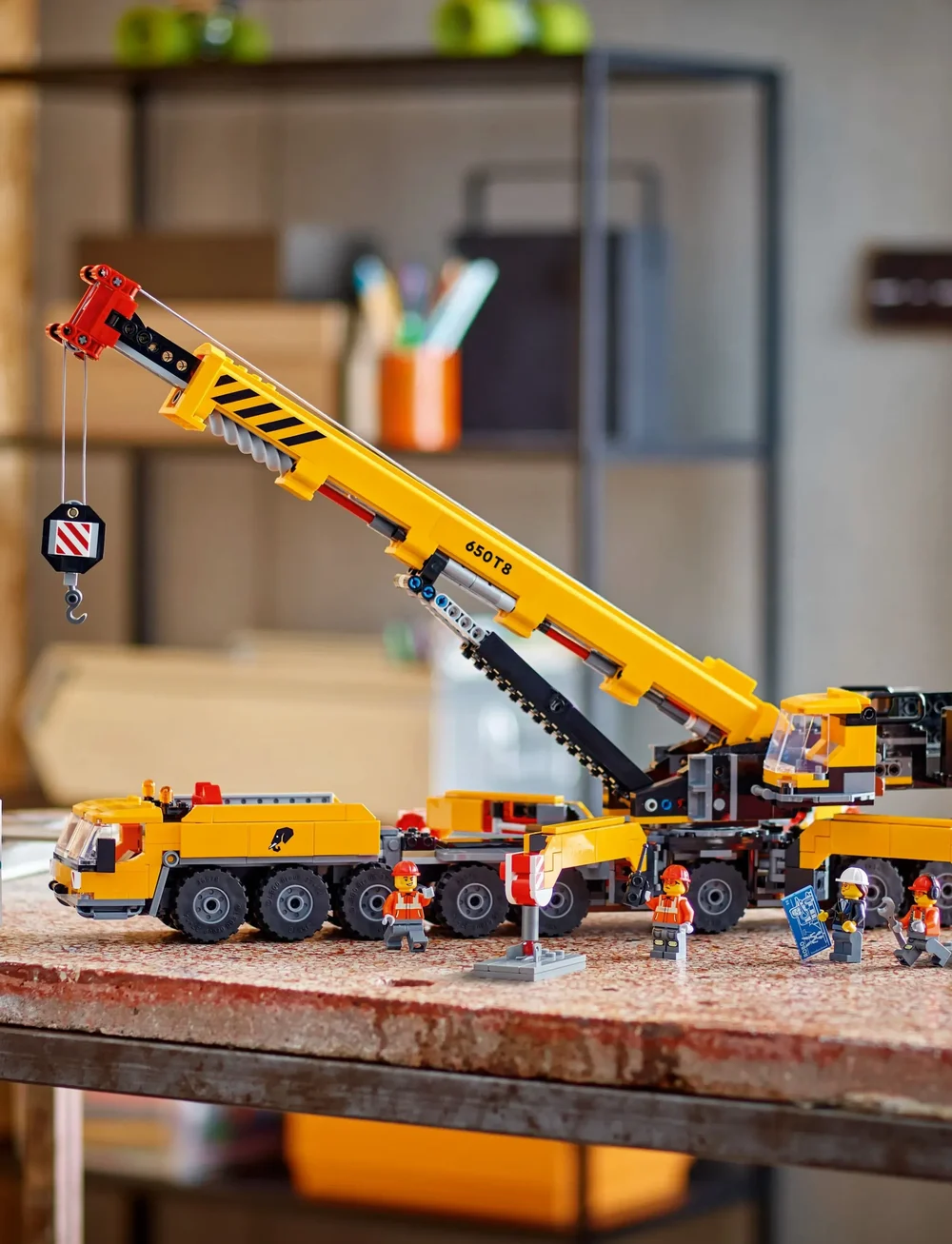 LEGO City Yellow Mobile Construction Crane Toy Set 60409 LEGO City Boozt
