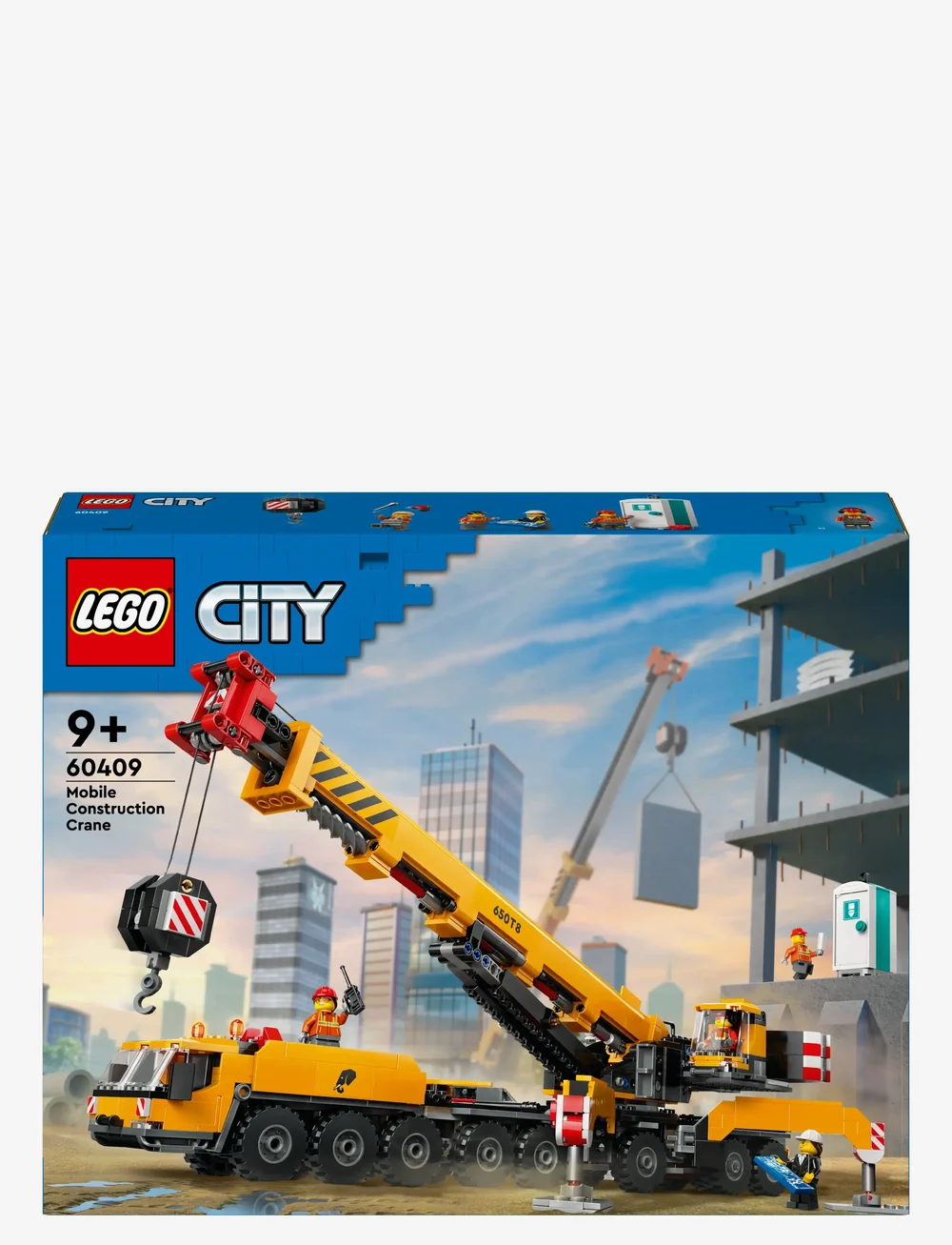 LEGO - City Yellow Mobile Construction Crane Toy Set 60409 - lego city - multi - 5