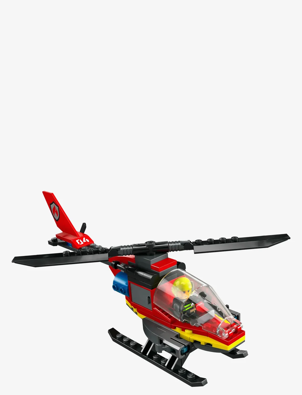 LEGO - City Fire Rescue Helicopter Building Set 60411 - lego city - multi - 2