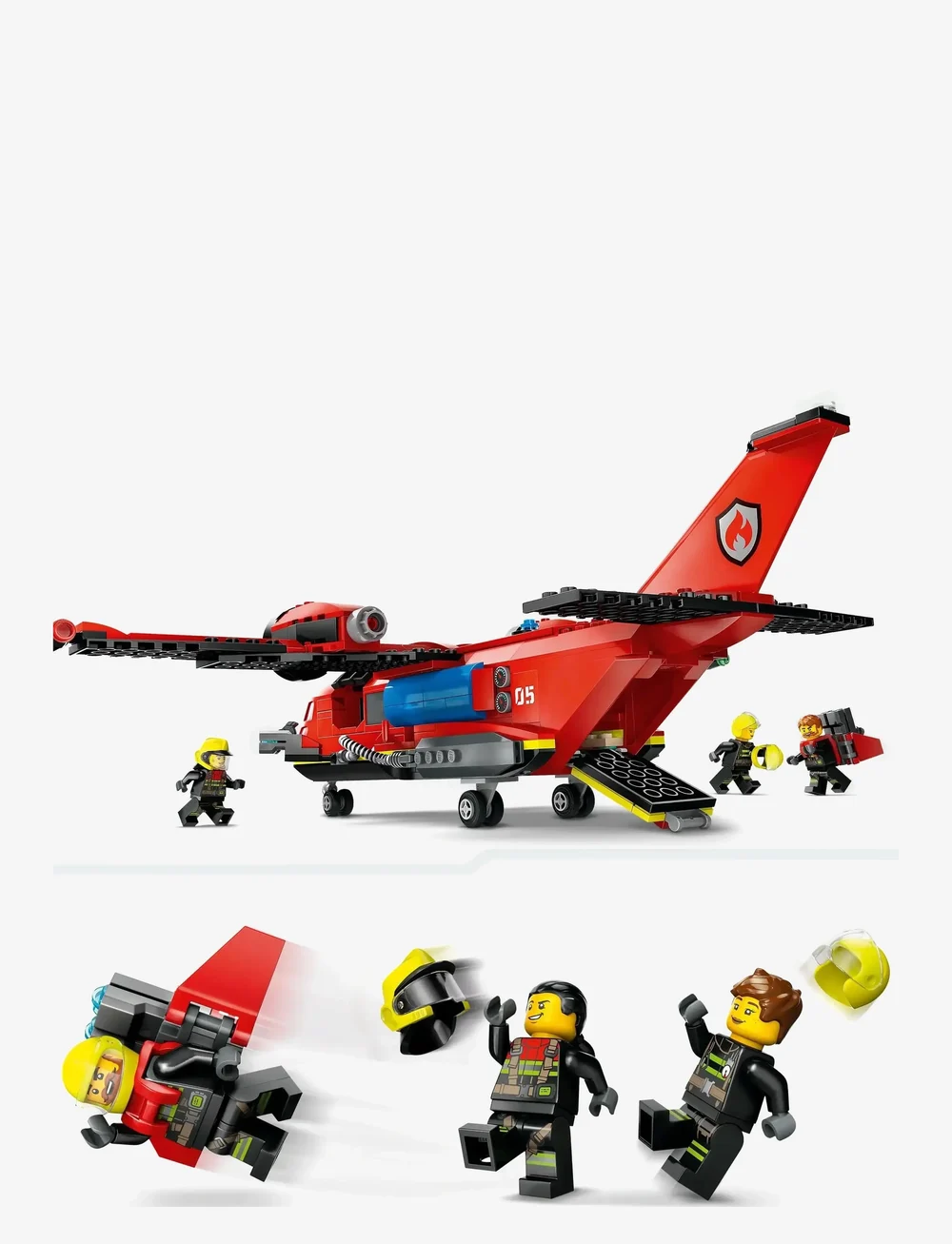 LEGO - City Fire Rescue Plane Building Toy Set 60413 - lego city - multi - 4
