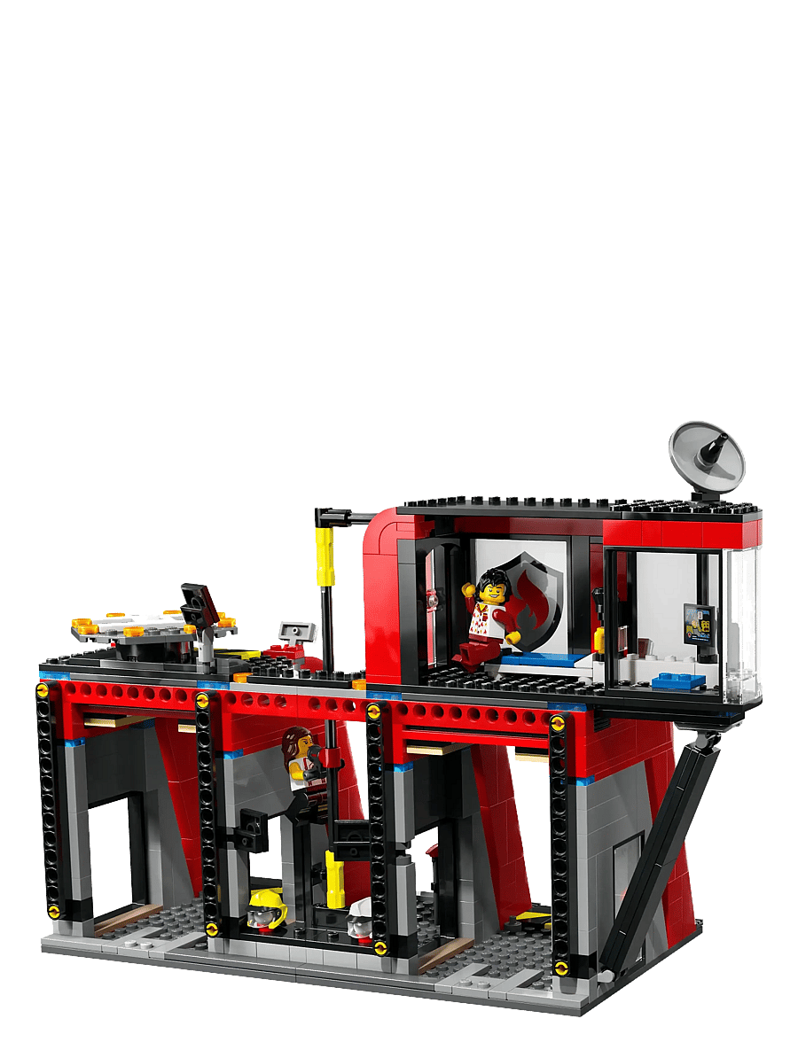 LEGO - City Fire Station with Fire Engine Playset 60414 - lego city - multi - 2