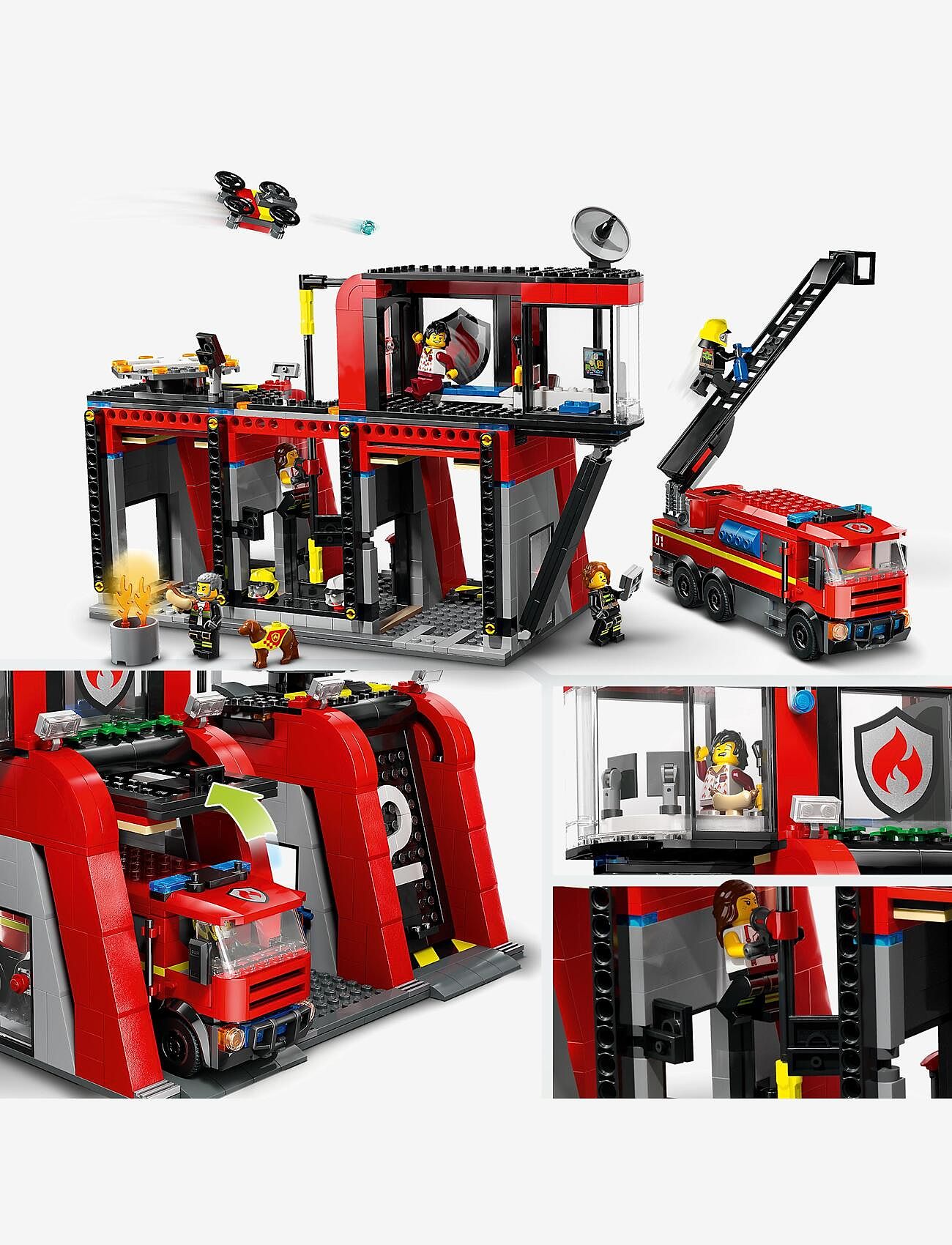 LEGO - Brandstation med brandbil 60414 - lego city - multi - 3
