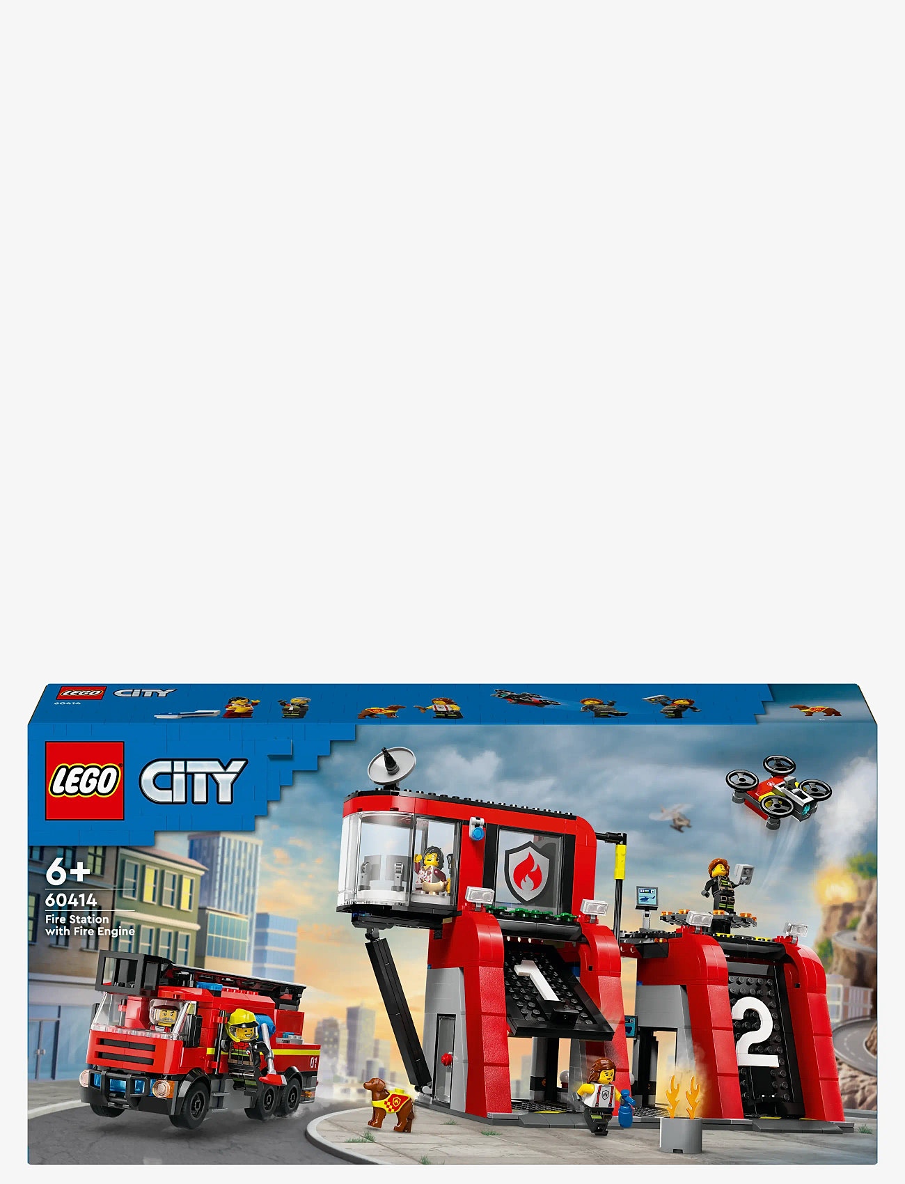 LEGO - Brandstation med brandbil 60414 - lego city - multi - 5