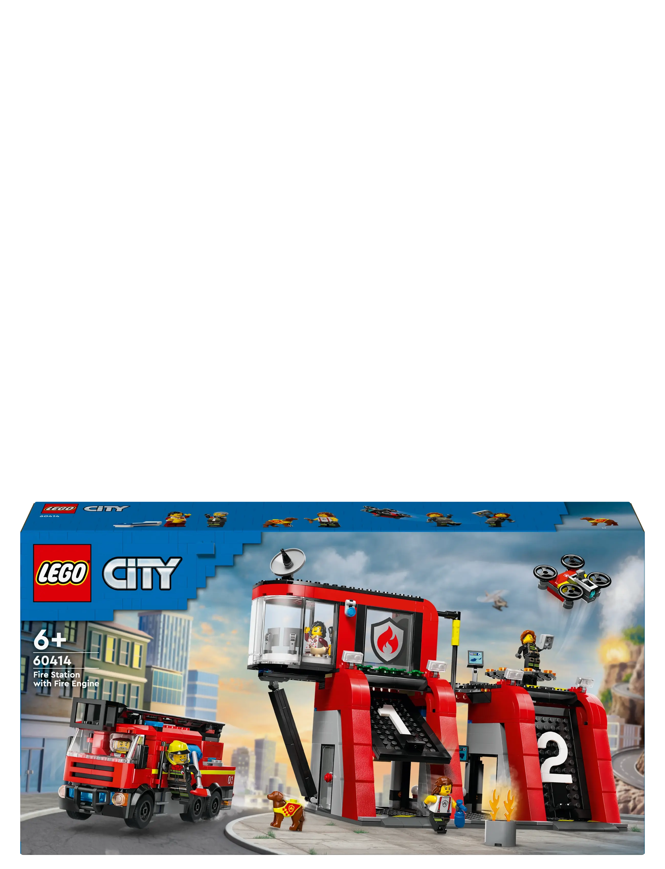 LEGO - Brandstation med brandbil 60414 - lego city - multi - 5
