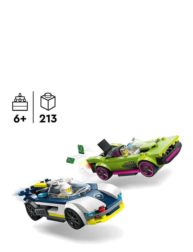LEGO - City Police Car and Muscle Car Chase Set 60415 - lego formula 1 - multi - 1