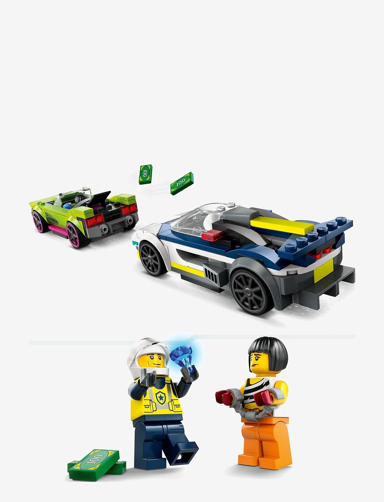 LEGO - City Police Car and Muscle Car Chase Set 60415 - lego formula 1 - multi - 3