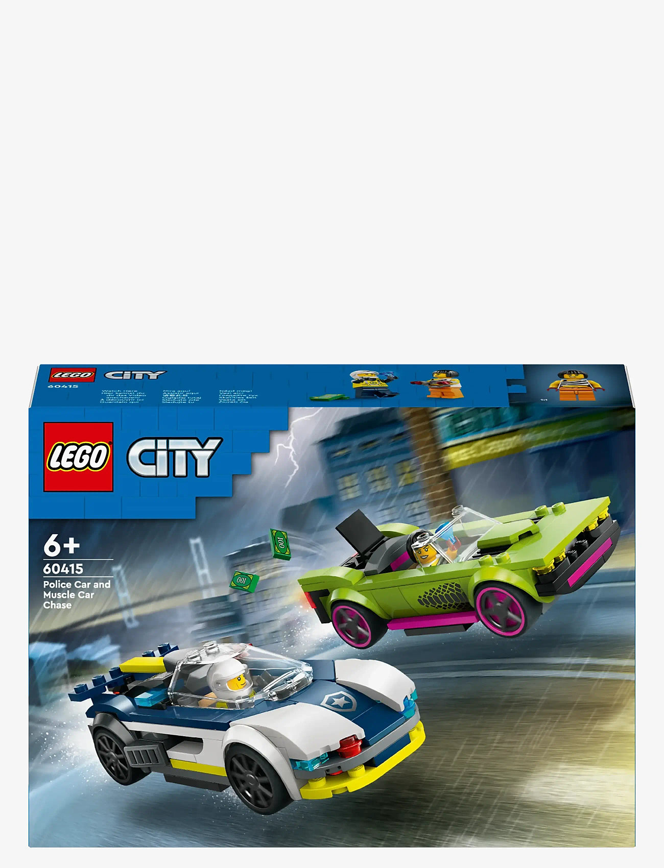 LEGO - City Police Car and Muscle Car Chase Set 60415 - lego formula 1 - multi - 4