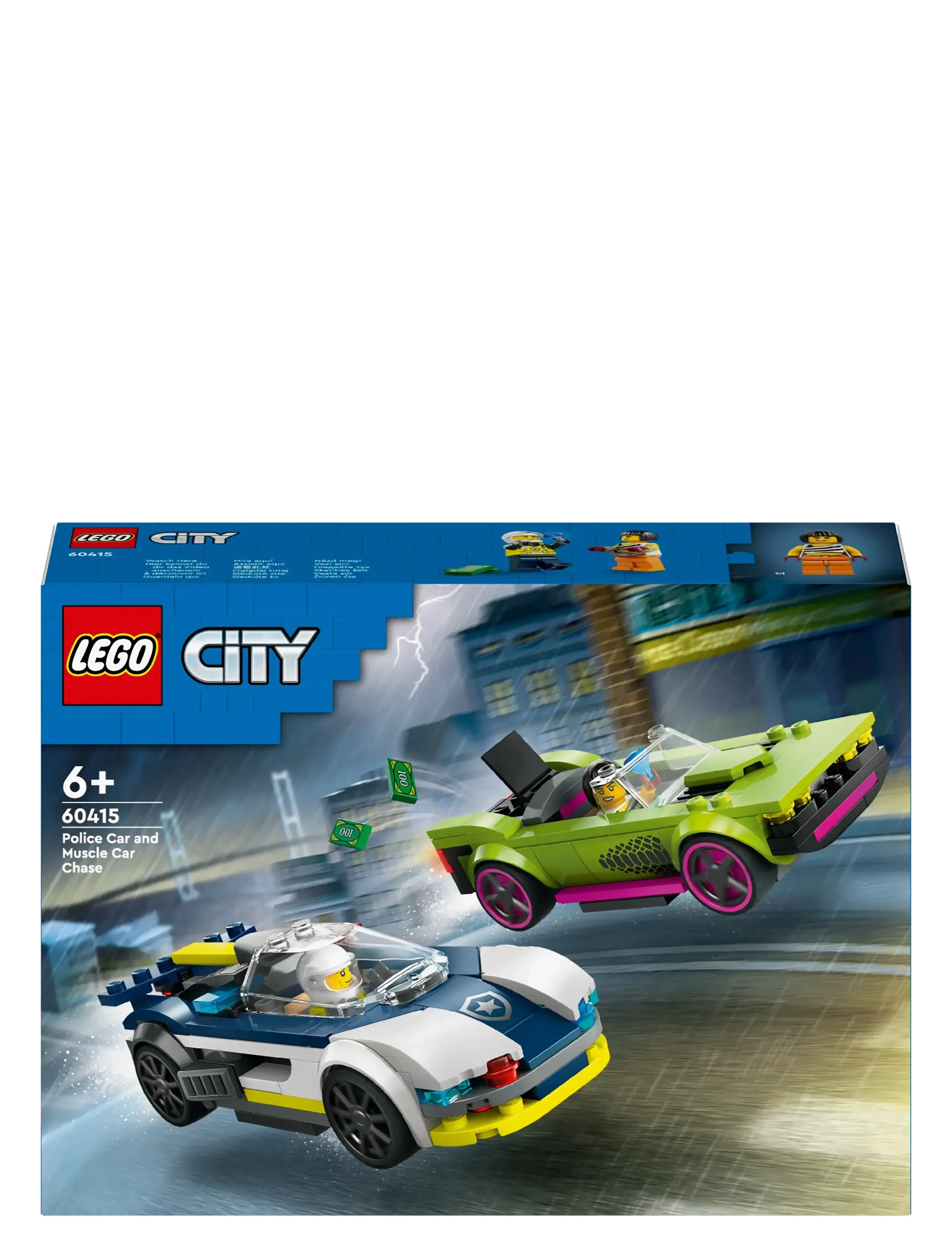 LEGO - City Police Car and Muscle Car Chase Set 60415 - lego formula 1 - multi - 4