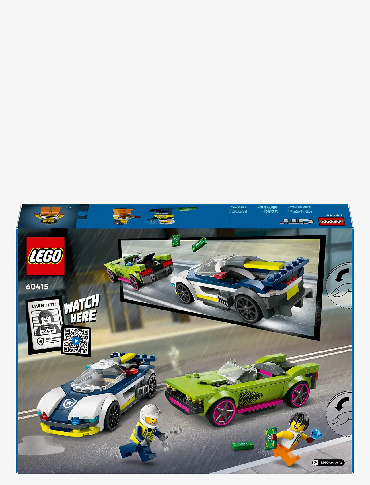 LEGO - City Police Car and Muscle Car Chase Set 60415 - lego formula 1 - multi - 5
