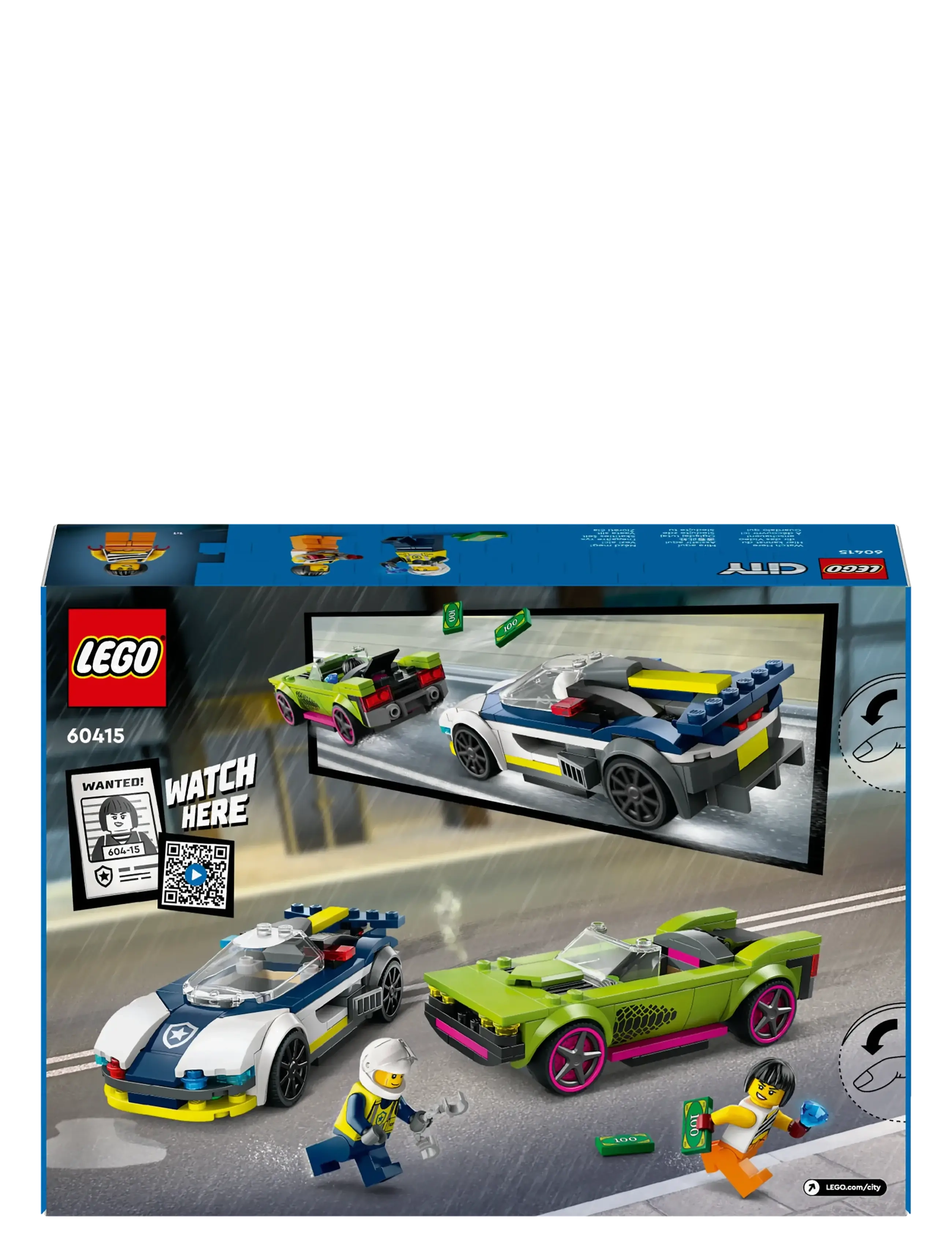 LEGO - City Police Car and Muscle Car Chase Set 60415 - lego formula 1 - multi - 5