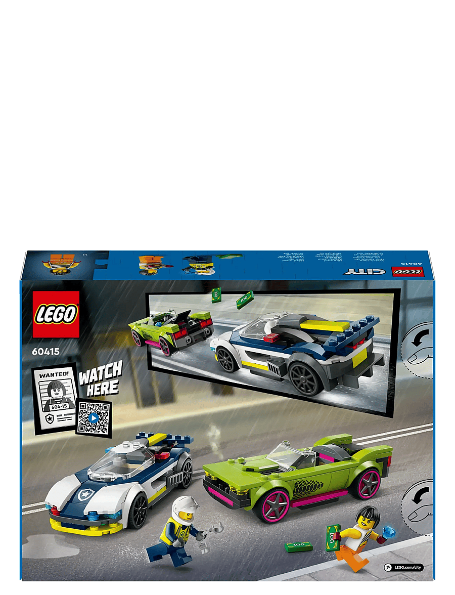 LEGO - City Police Car and Muscle Car Chase Set 60415 - lego formula 1 - multi - 5