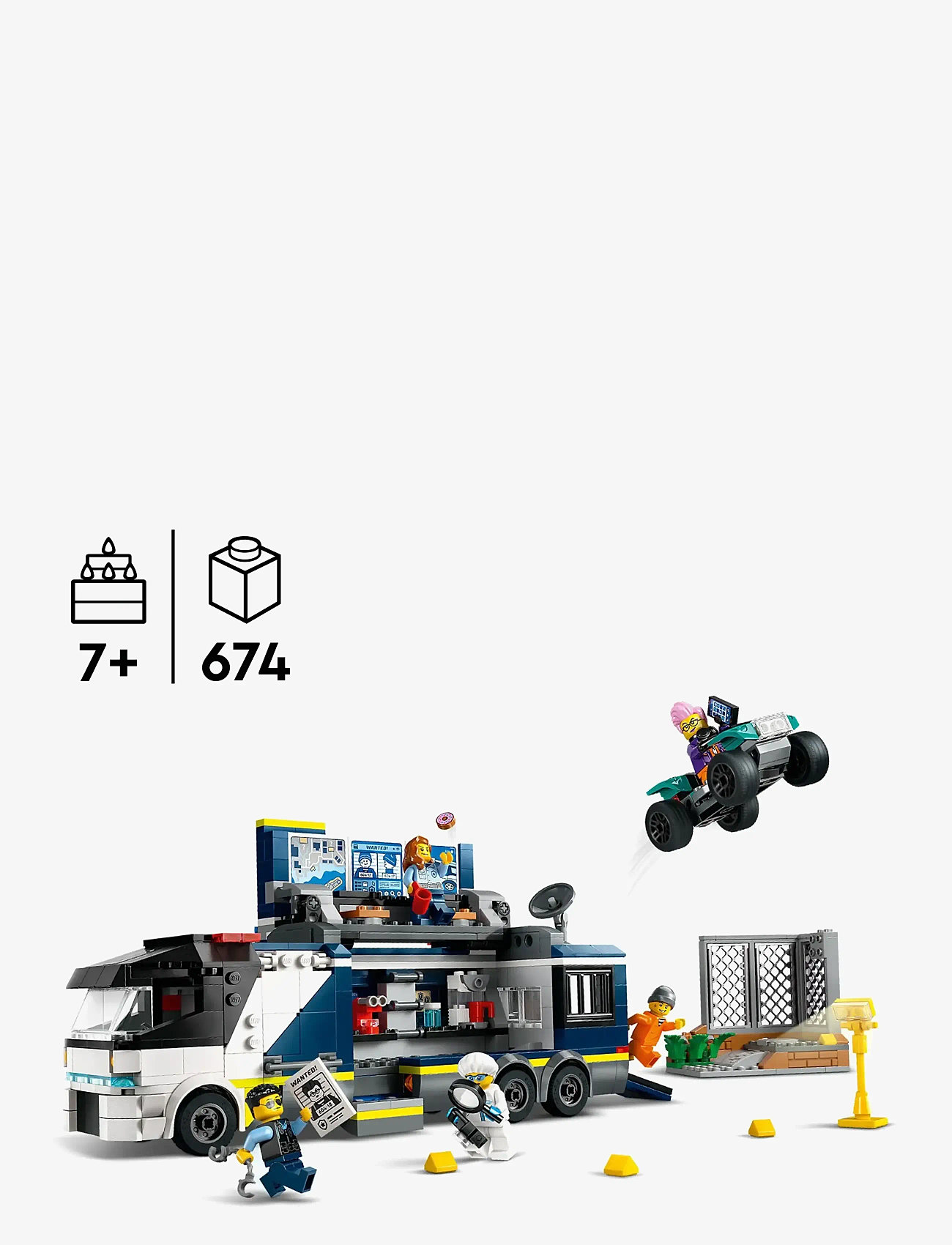 LEGO - Polisens mobila laboratoriebil 60418 - multi - 1