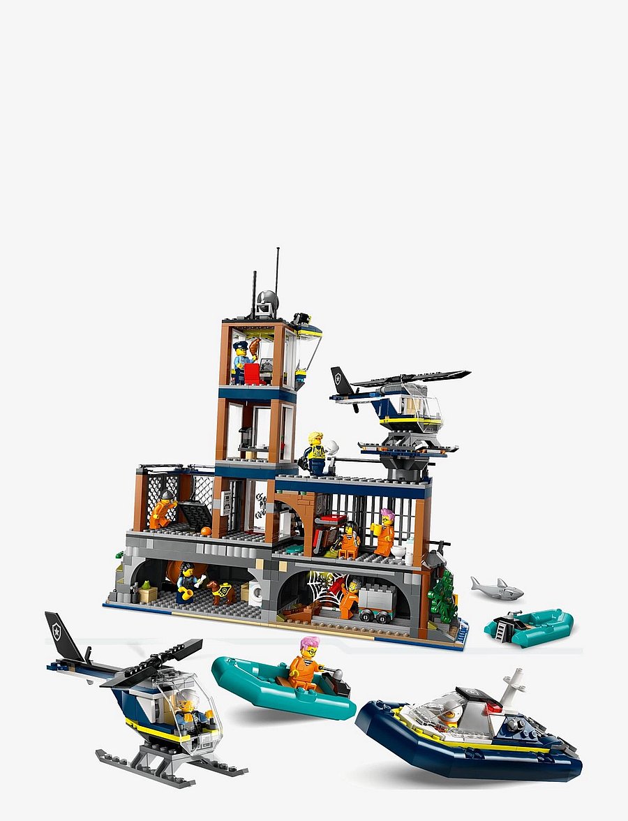 LEGO - City Police Prison Island Building Toy 60419 - lego® city - multi - 3