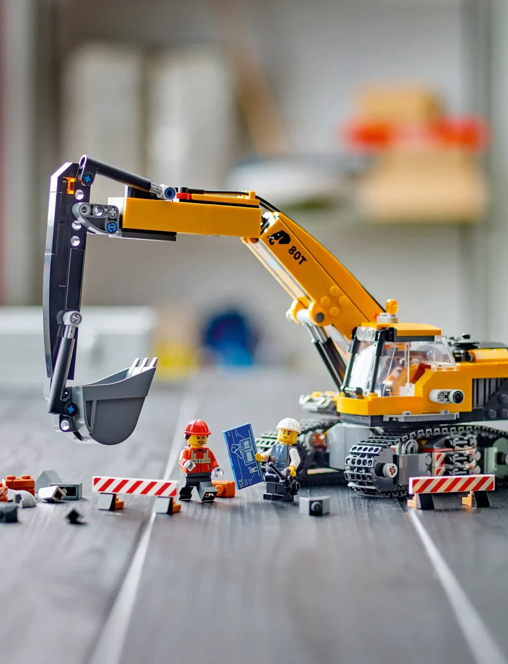 LEGO City Yellow Construction Excavator Toy Digger 60420 LEGO City Boozt