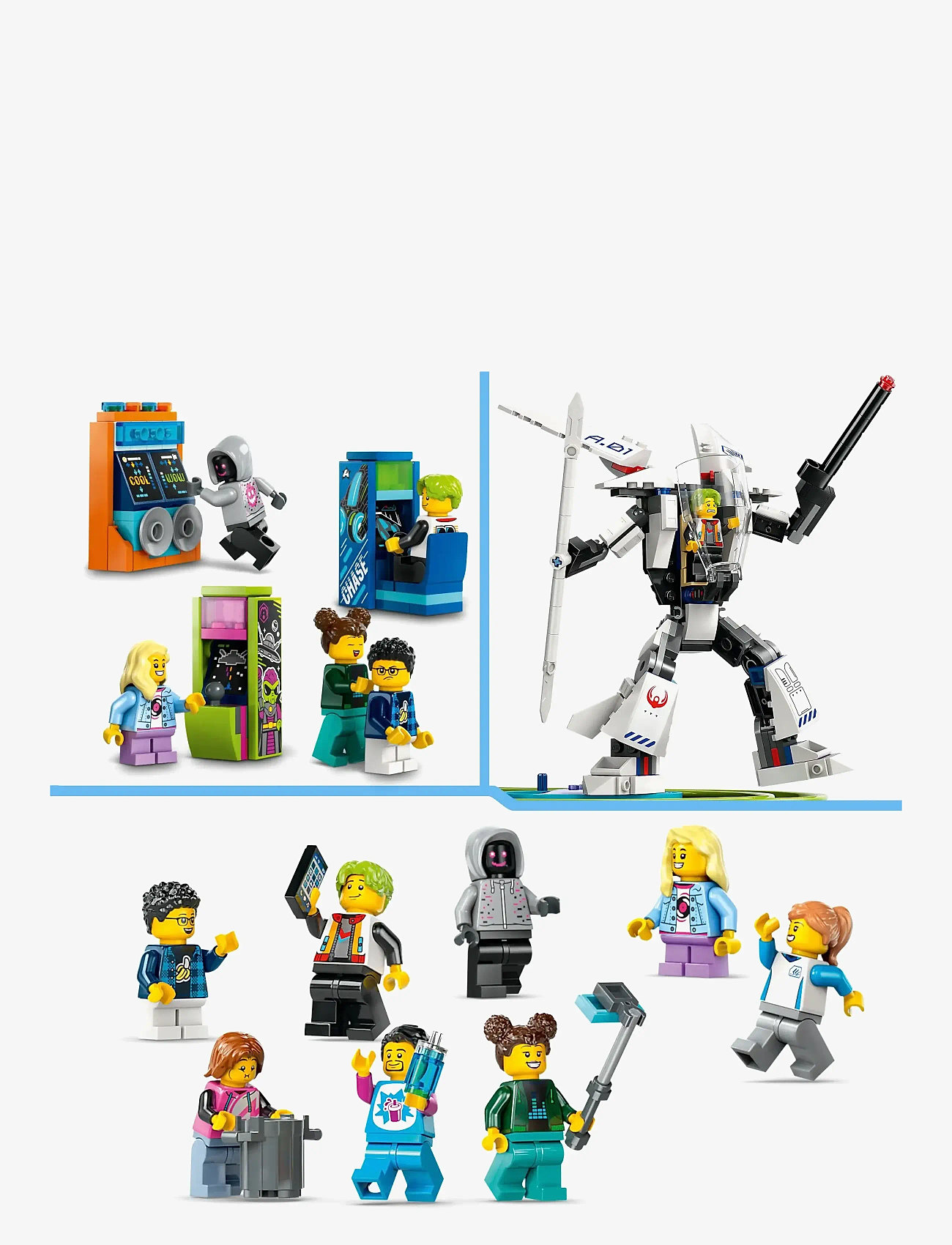 LEGO City Robot World Roller-coaster Park Toy 60421 (LGO60421