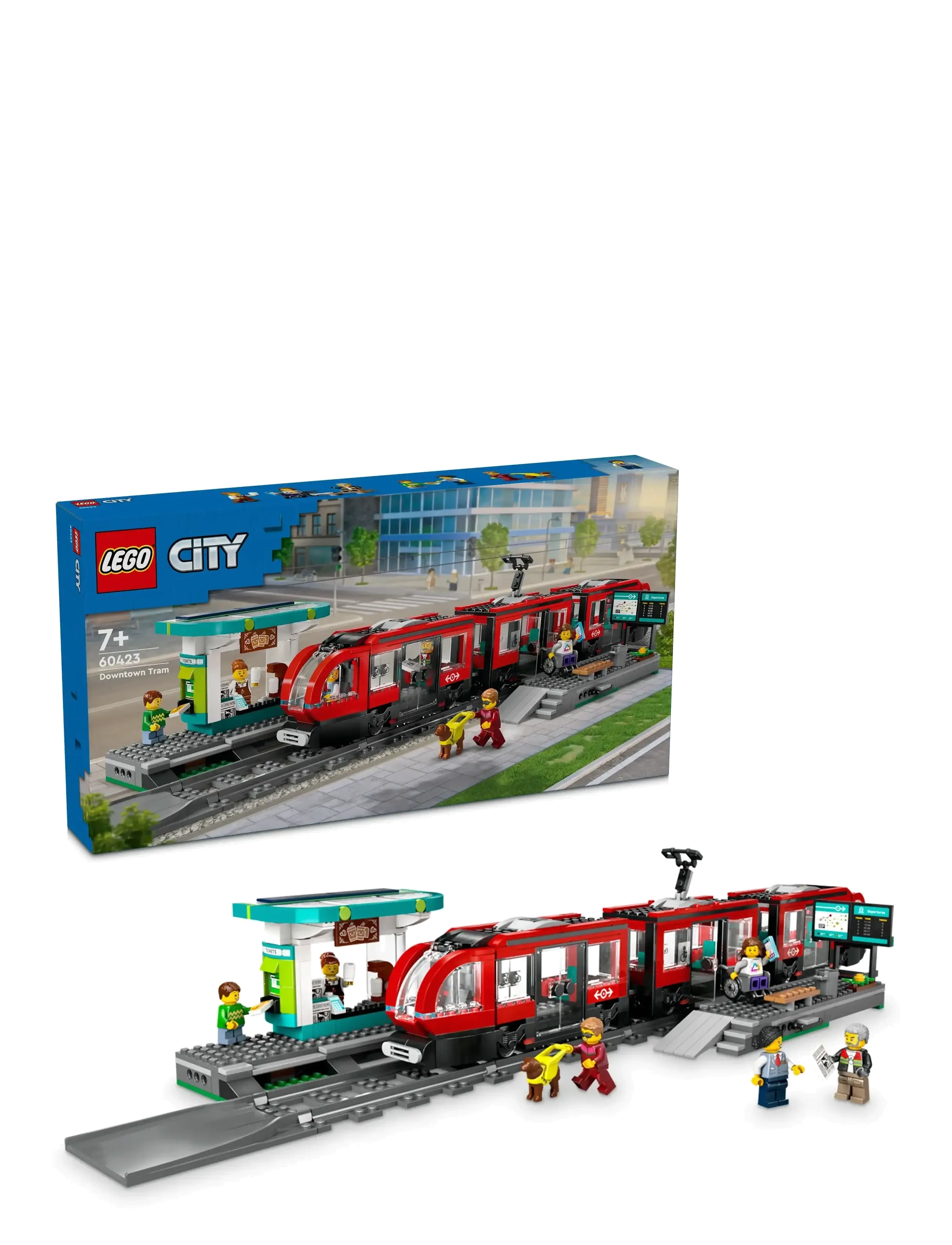 LEGO Letbane Og Station 60423, One Size, Lego Spielzeug, Mehrfarbig/gemustert - city, Kinder